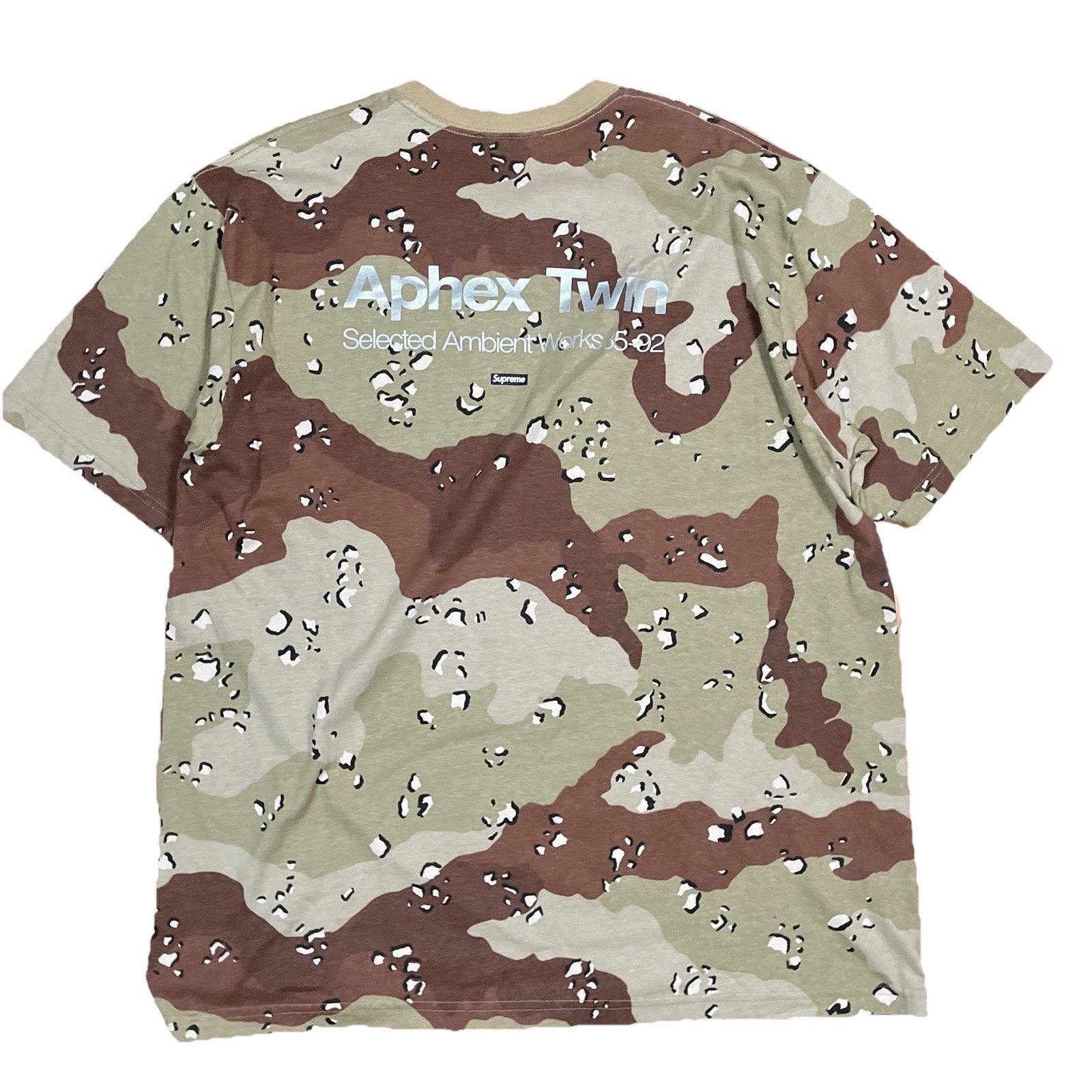 Supreme Supreme x Aphex Twin Ambient Works Logo Tee - Size XL - Camo Size US XL / EU 56 / 4 - 2 Thumbnail