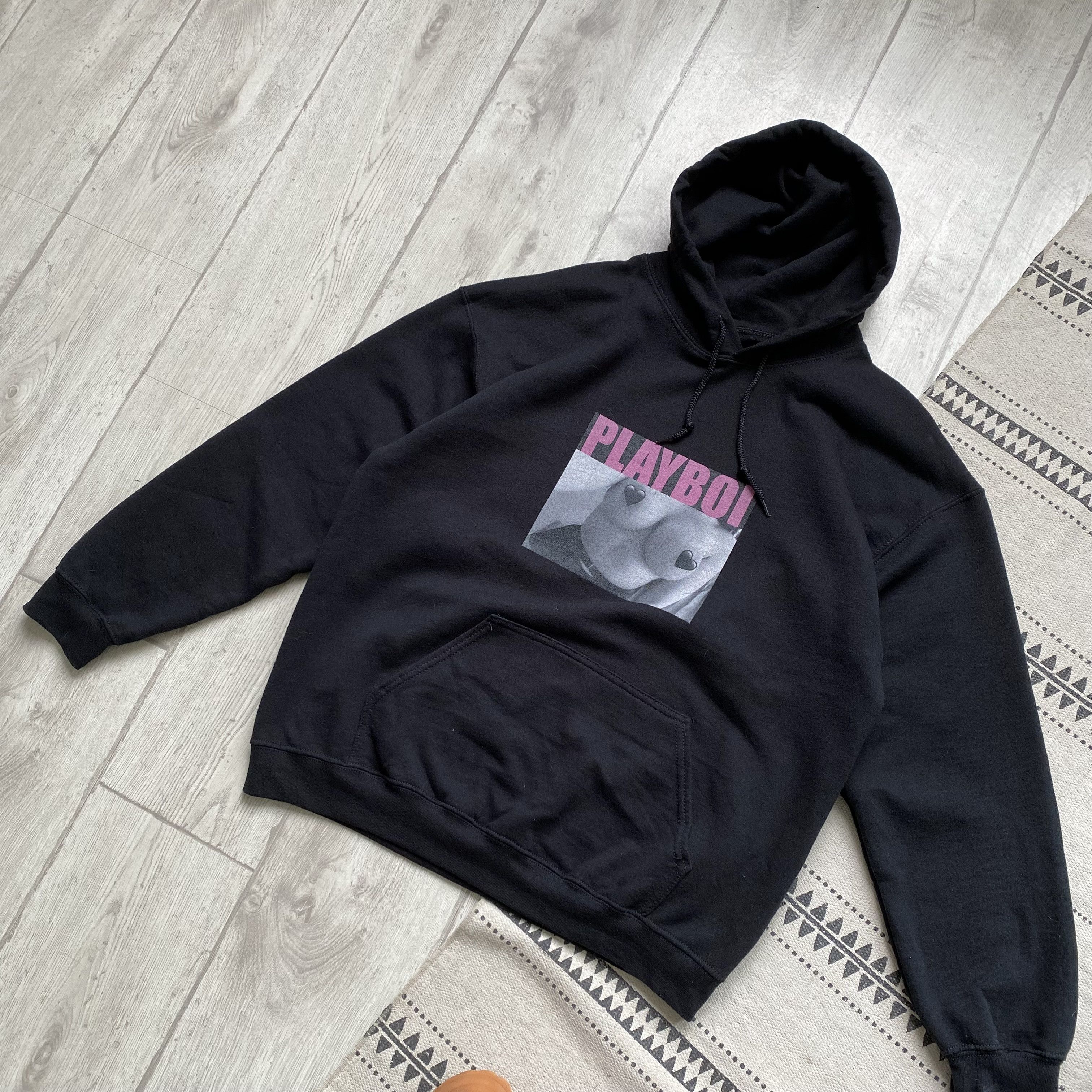 Sex Skateboards 🔞 Y2K Playboy Hoodie Tits center logo skateboard Sex girl Size US L / EU 52-54 / 3 - 7 Thumbnail