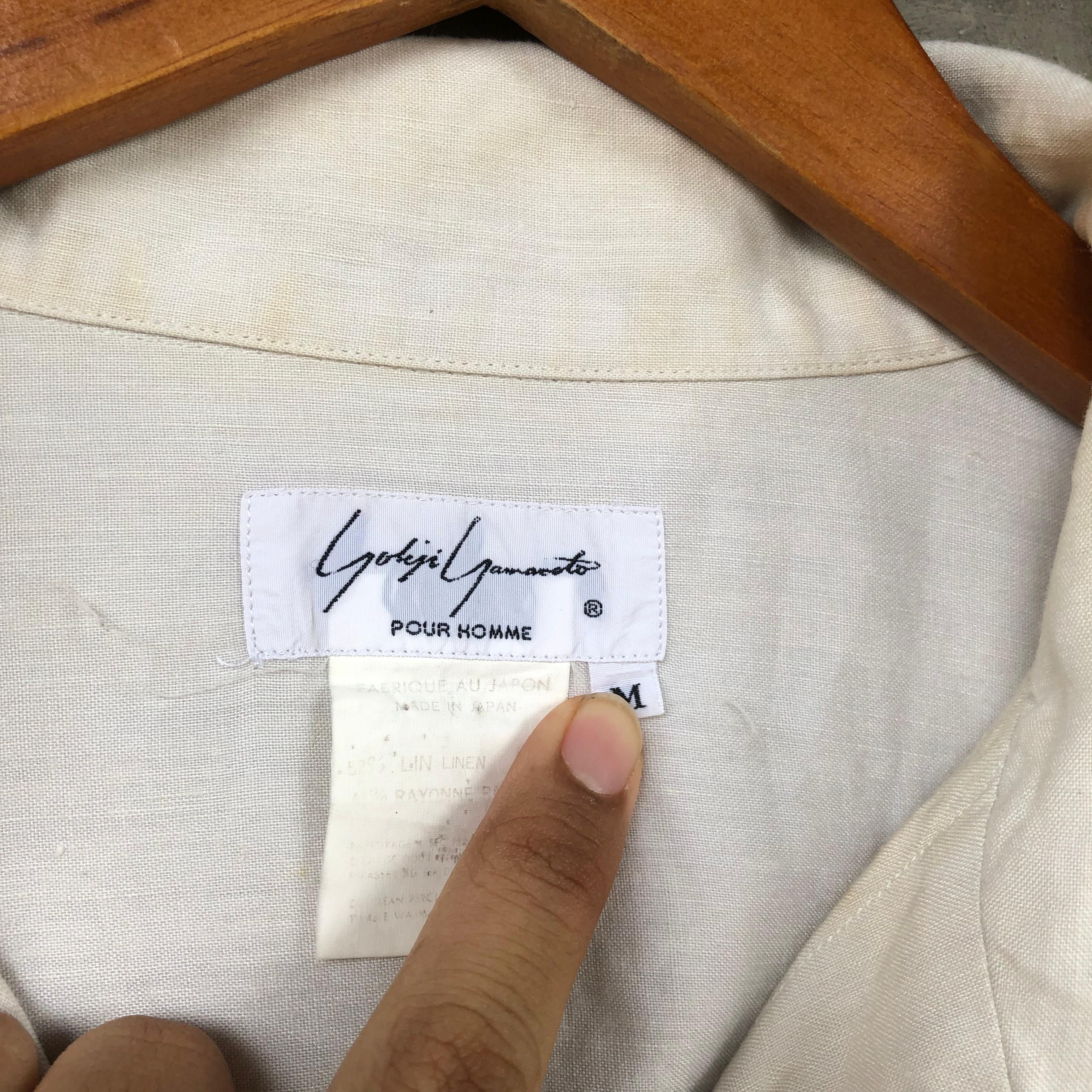 Yohji Yamamoto Yohji Yamamoto PourHomme Linen Shirt Size US M / EU 48-50 / 2 - 8 Thumbnail