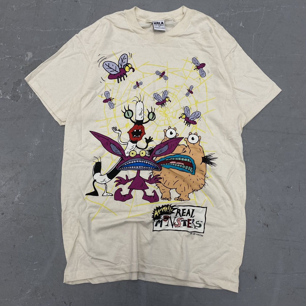 Cartoon Network × Nickelodeon × Vintage Vintage 1995 Aaahh Real Monsters Tee HRLA Viacom Glow Nick Size US M / EU 48-50 / 2 - 1 Thumbnail