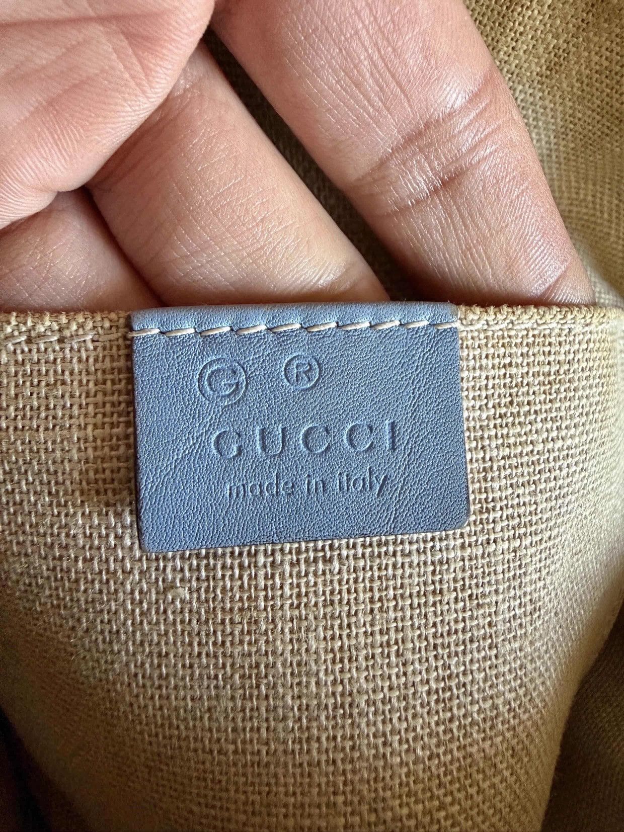 Gucci GUCCI BLUE MICRO GUCCISSIMA CROSSBODY LEATHER BAG Size ONE SIZE - 20 Thumbnail