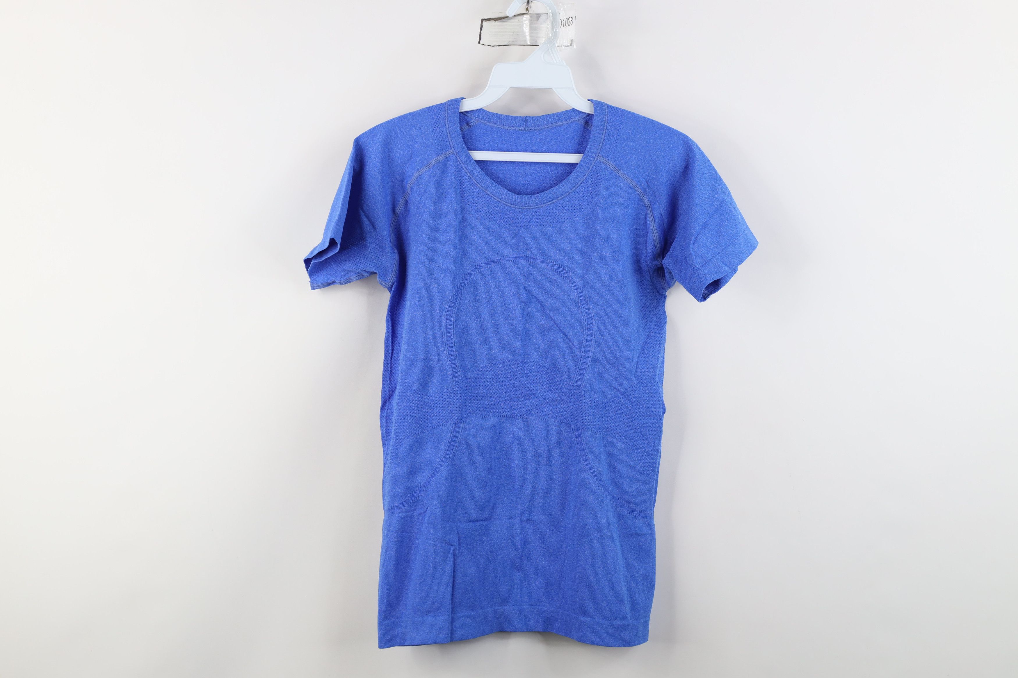 Lululemon Lululemon Tech Short Sleeve Training Gym T-Shirt Blue Knit Size M / US 6-8 / IT 42-44 - 1 Thumbnail
