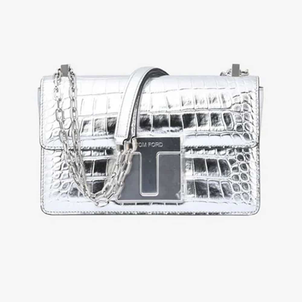 Tom Ford o1loc1c0724 Size: OS / Shoulder Bag in Silver Size ONE SIZE - 1 Preview