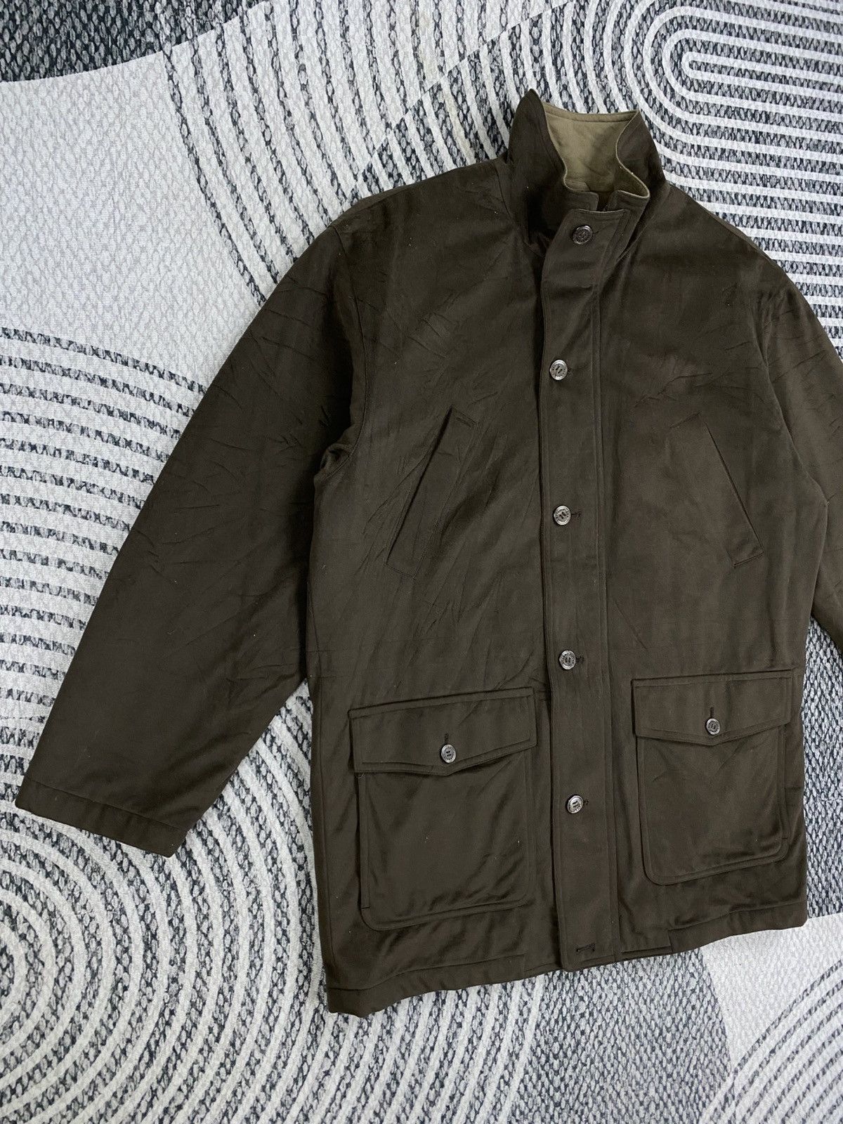 Gianni Valentino Vintage Gianni Valentino Quilted Lined Brown Casual Jacket Size US L / EU 52-54 / 3 - 3 Thumbnail