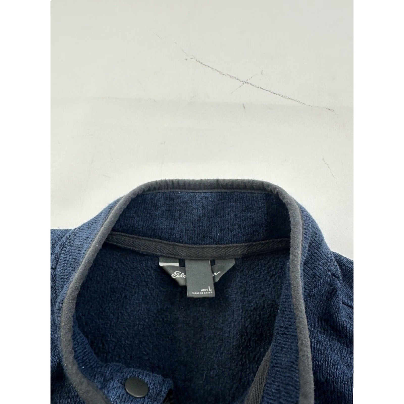 Eddie Bauer Eddie Bauer Mens Blue Pullover Sweatshirt 1/4 Snap Large Radiator Fleece Size US L / EU 52-54 / 3 - 3 Thumbnail