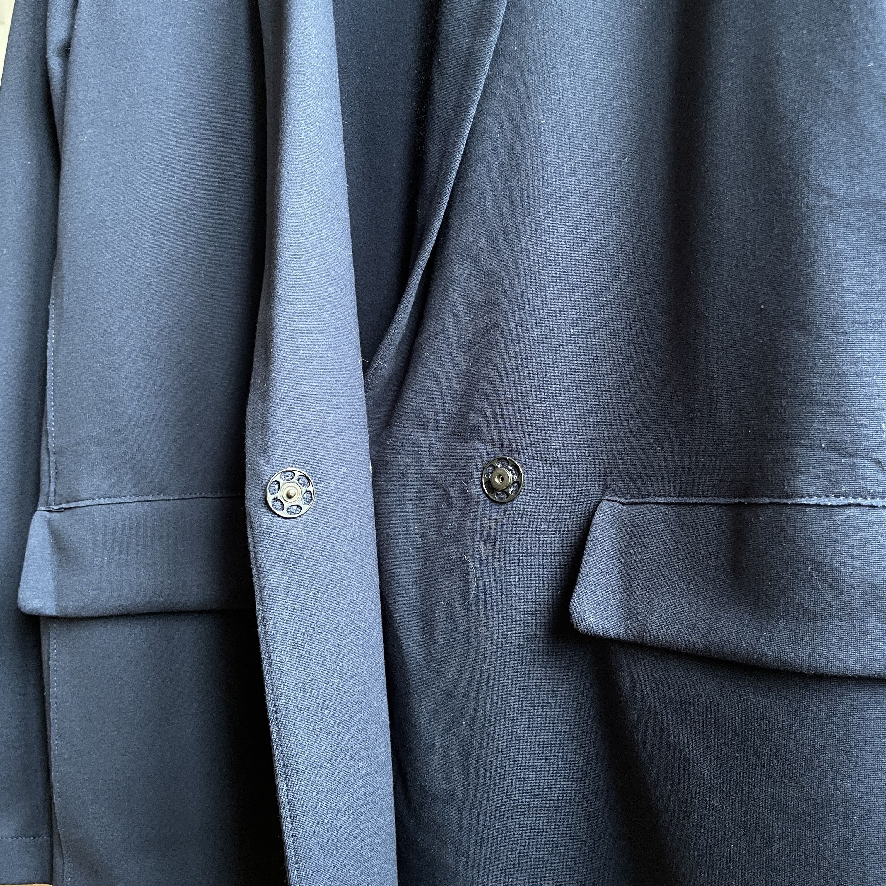 Harris Wharf London Harris Wharf London Womens Jersey Knit Viscose Blend Blazer Size M / US 6-8 / IT 42-44 - 6 Thumbnail