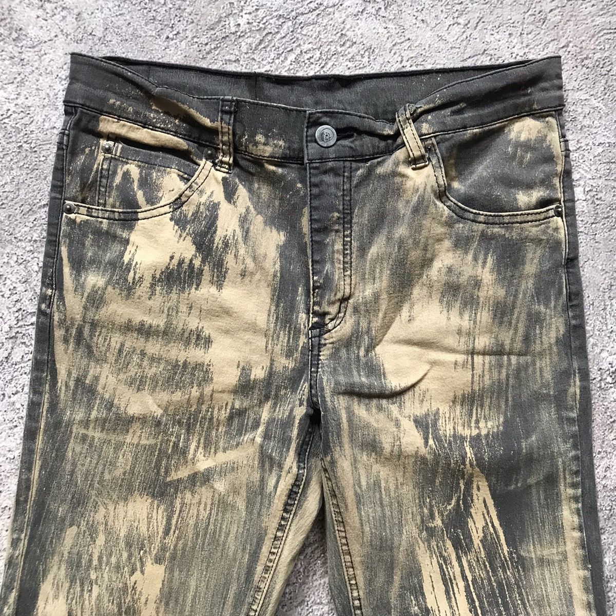Vintage Vintage Y2K Baggy Distressed Flared Jeans Grunge Skate 31 Size US 31 - 3 Thumbnail