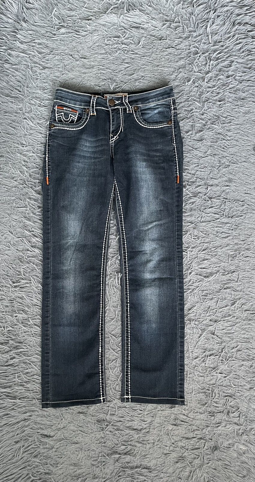 True Religion × Vintage True Religion Y2K vintage iconic denim pants jeans Size 27" / US 4 / IT 40 - 2 Thumbnail