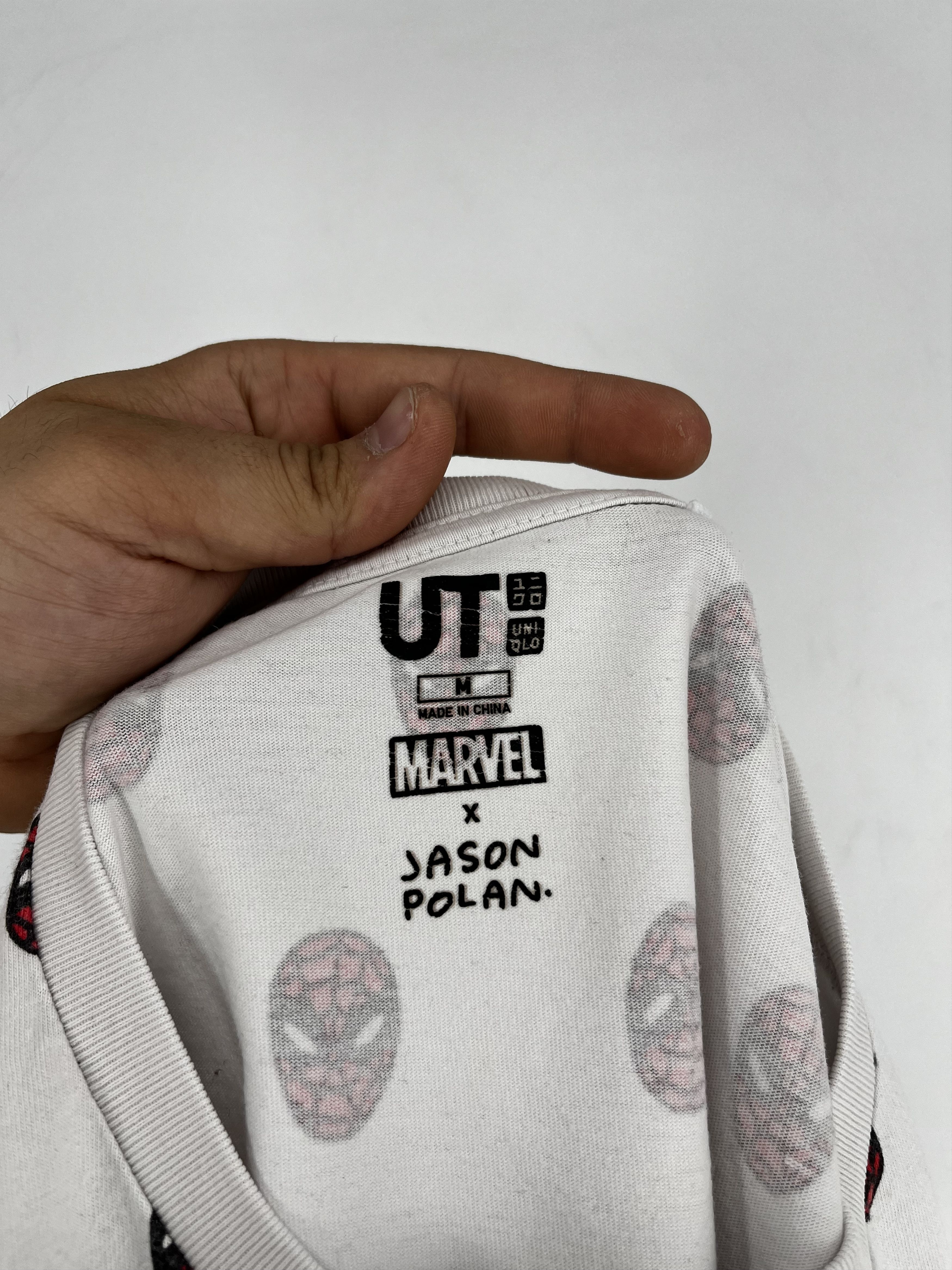 Marvel Comics × Uniqlo Uniqlo Jason Polan Marvel Spiderman T-Shirt Large All Over Size US M / EU 48-50 / 2 - 10 Thumbnail