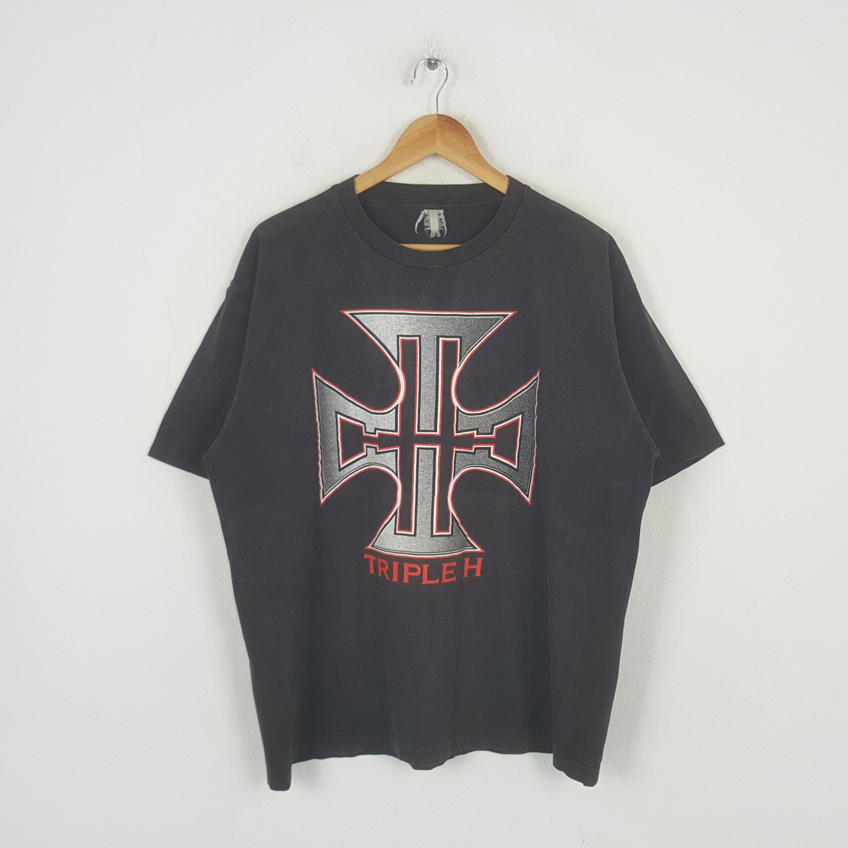 WWF Vintage Triple H World Wrestling Federation Tshirt RR27 Size US XL / EU 56 / 4 - 1 Thumbnail