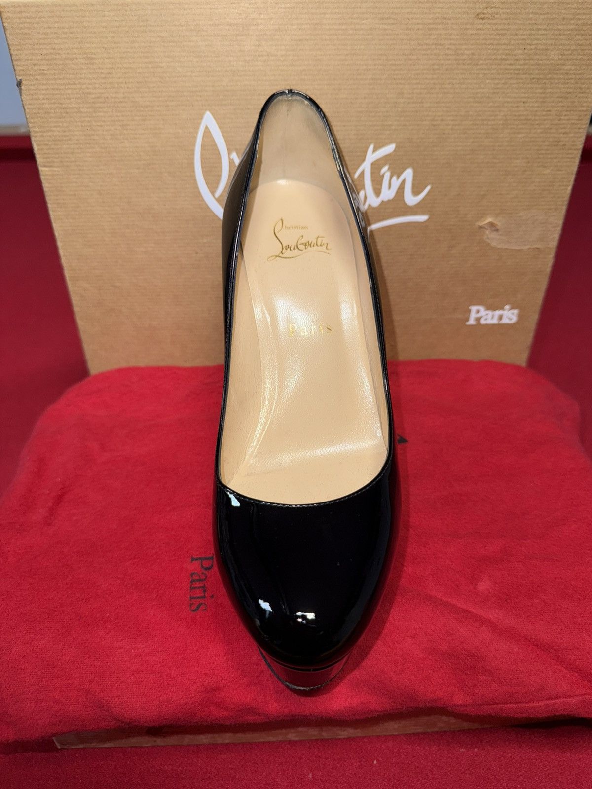 Christian Louboutin Christian Louboutin Bianca 120 Patent Calf Platform Pumps Size US 6.5 / IT 36.5 - 8 Thumbnail