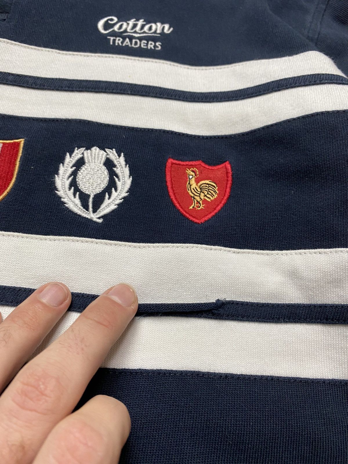 Polo Ralph Lauren Cotton traders rugby long sleeve six nation Y2K Size US L / EU 52-54 / 3 - 4 Thumbnail