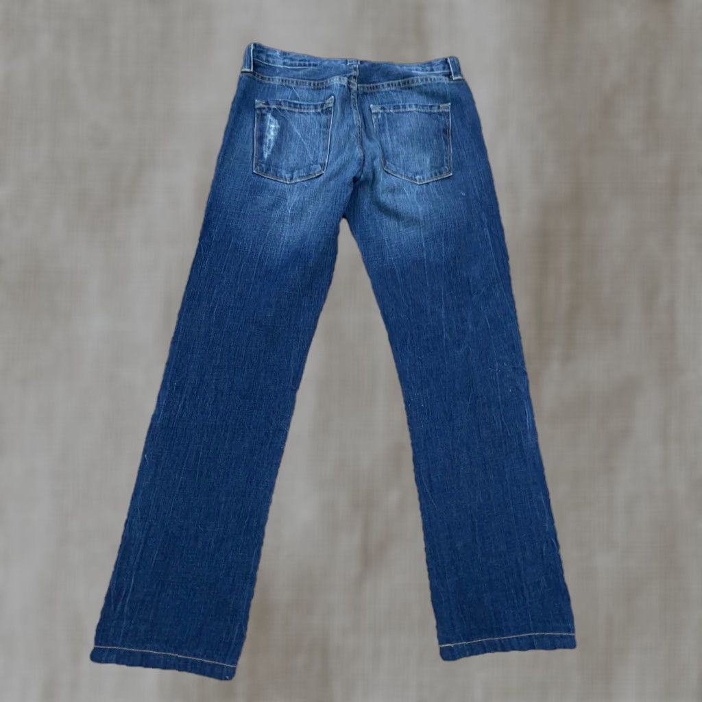 J.Crew J Crew Jeans Women 27 Vintage Slim Straight Leg Dark Wash Faded Pants Ladies Size 27" / US 4 / IT 40 - 1 Thumbnail
