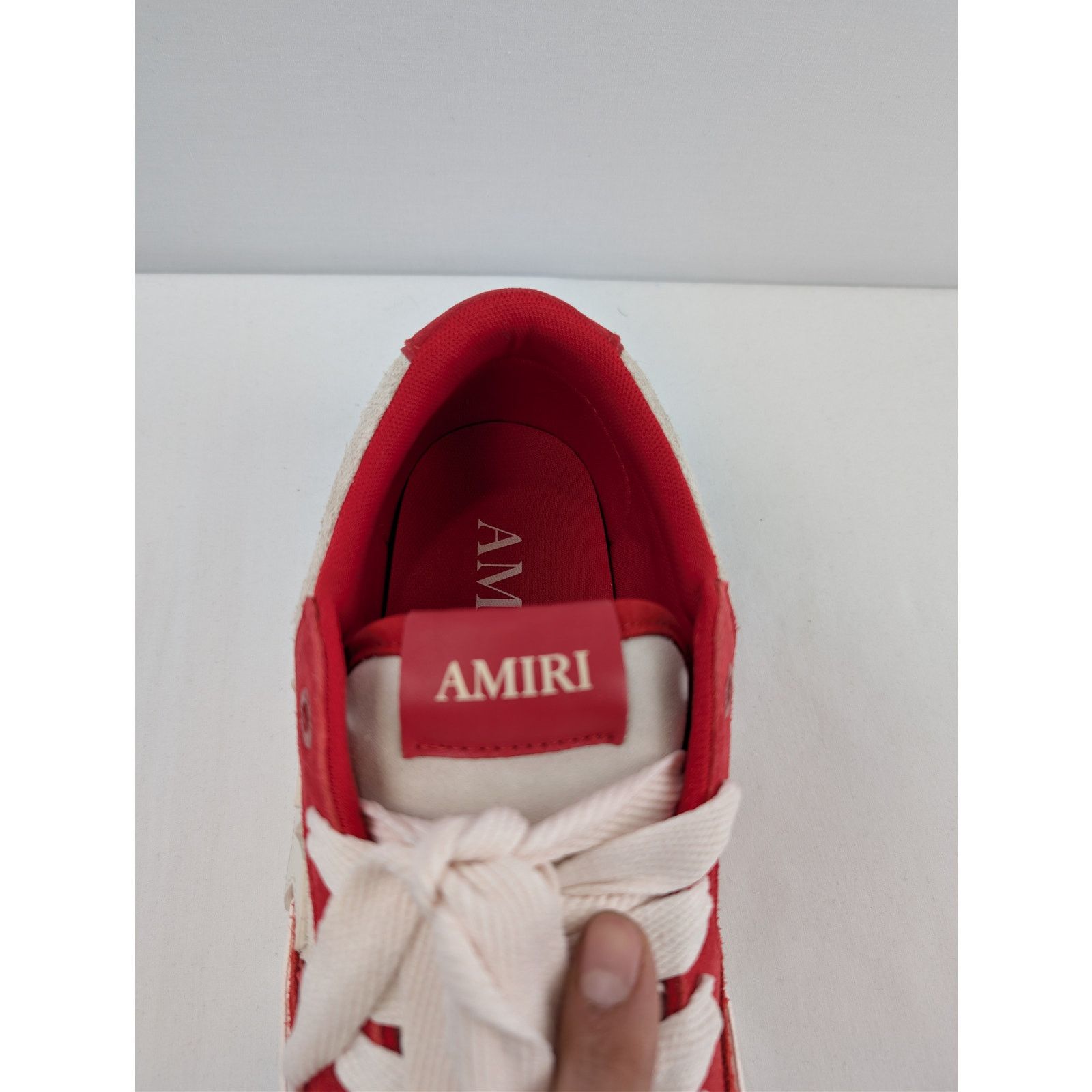 Amiri o1rshd1 Sunset Vulcanized Sneakers in Birch Red Size US 12 / EU 45 - 13 Thumbnail