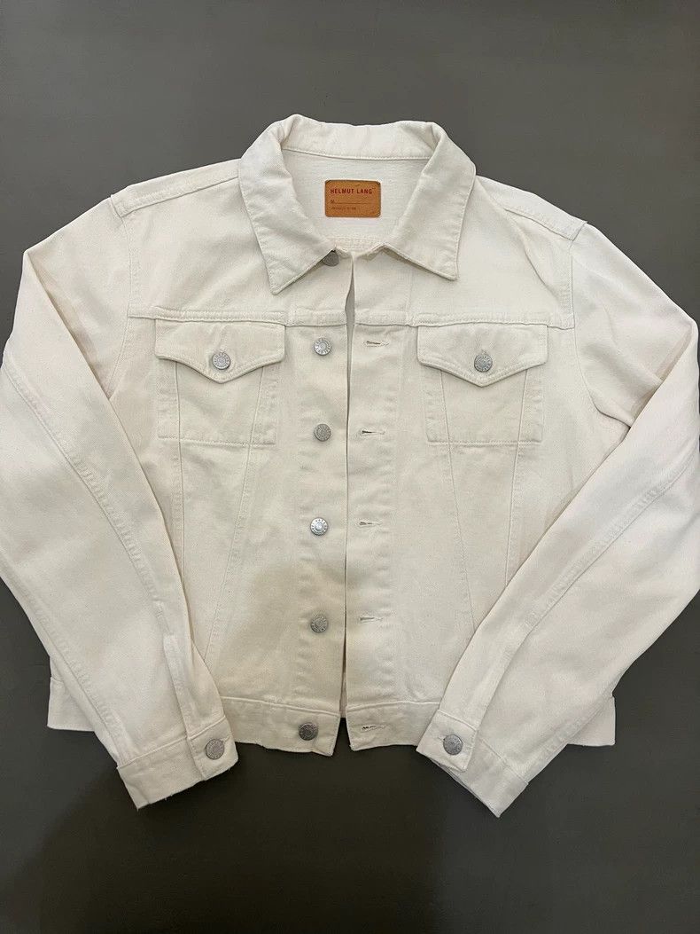 HELMUT LANG size48 Cowboy jacket, white cowhide label