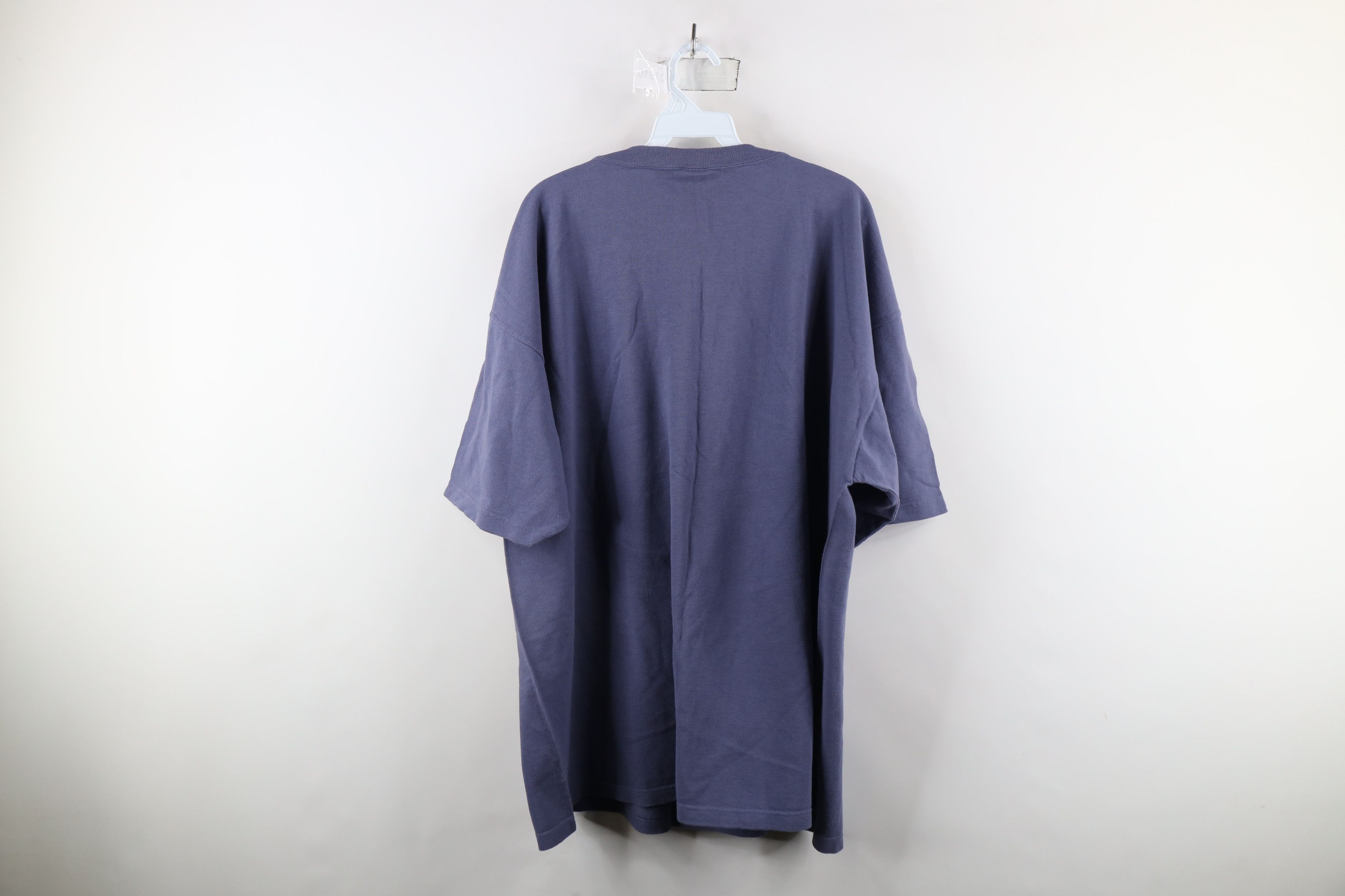 Vintage Vintage 90s Streetwear Pique Cotton Short Sleeve T-Shirt USA Size US XXL / EU 58 / 5 - 6 Thumbnail