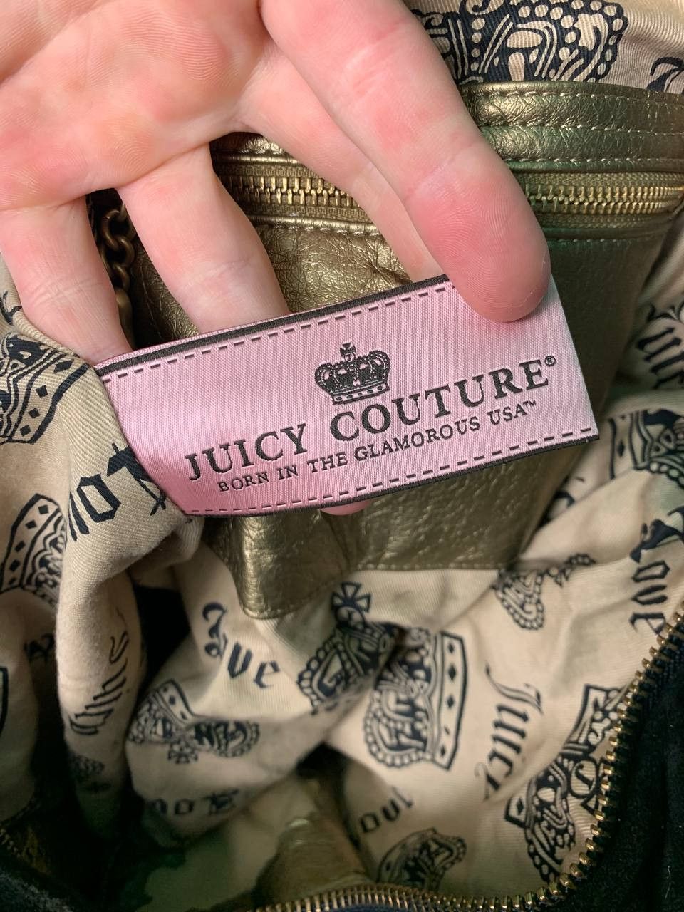 Juicy Couture VINTAGE Streetwear Y2K VELOUR JUICY COUTURE 2000s BAG Size ONE SIZE - 8 Thumbnail