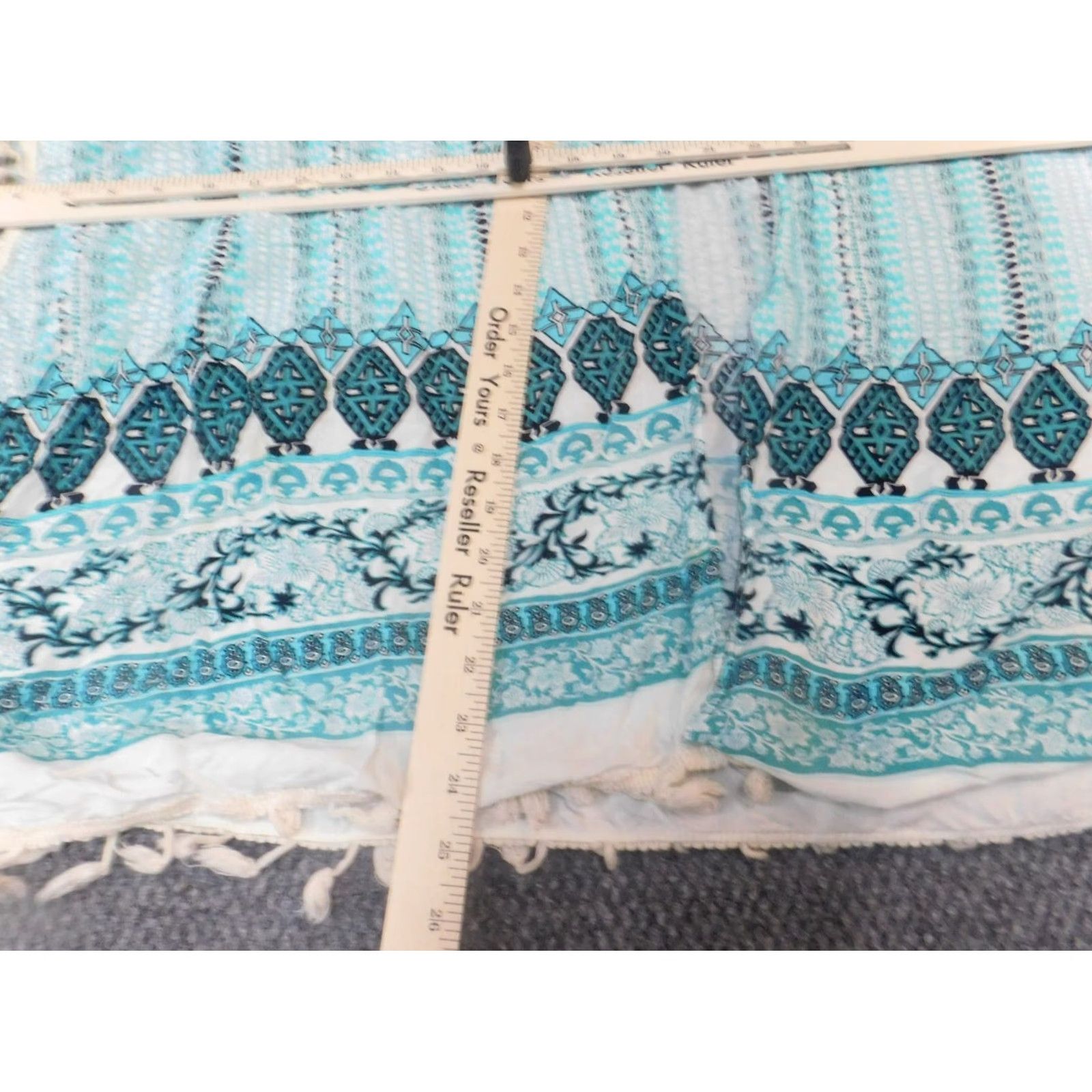 Vintage Bobbie Brooks Womens Sweater Cape One Size blue Regular Knit Caped Sleeveless Crew Neck Pullover Acrylic Modern Pattern Solid Size ONE SIZE - 5 Thumbnail