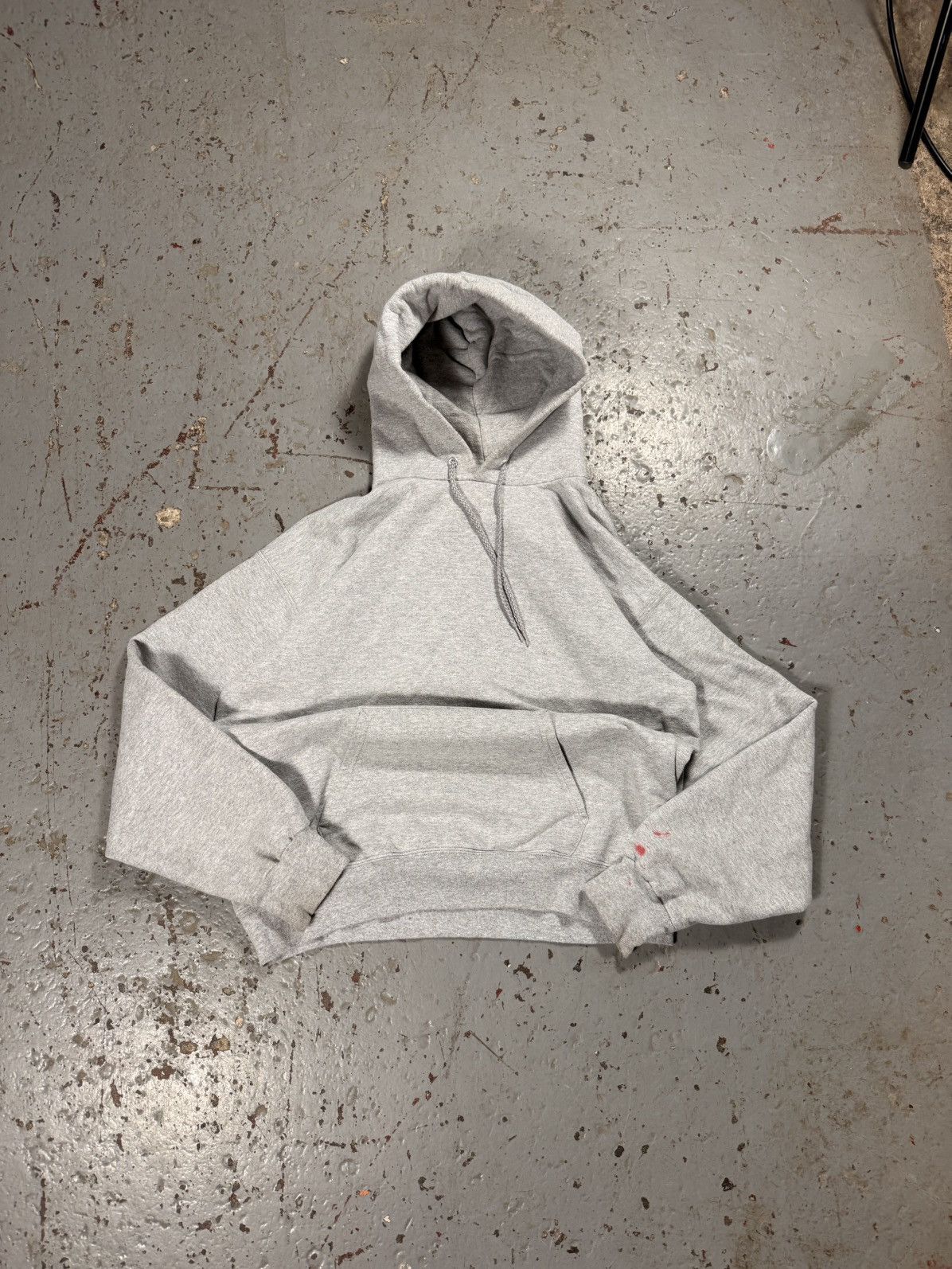Hanes Vintage Classic Boxy Fit Grey Blank Hoodie Size US M / EU 48-50 / 2 - 1 Thumbnail