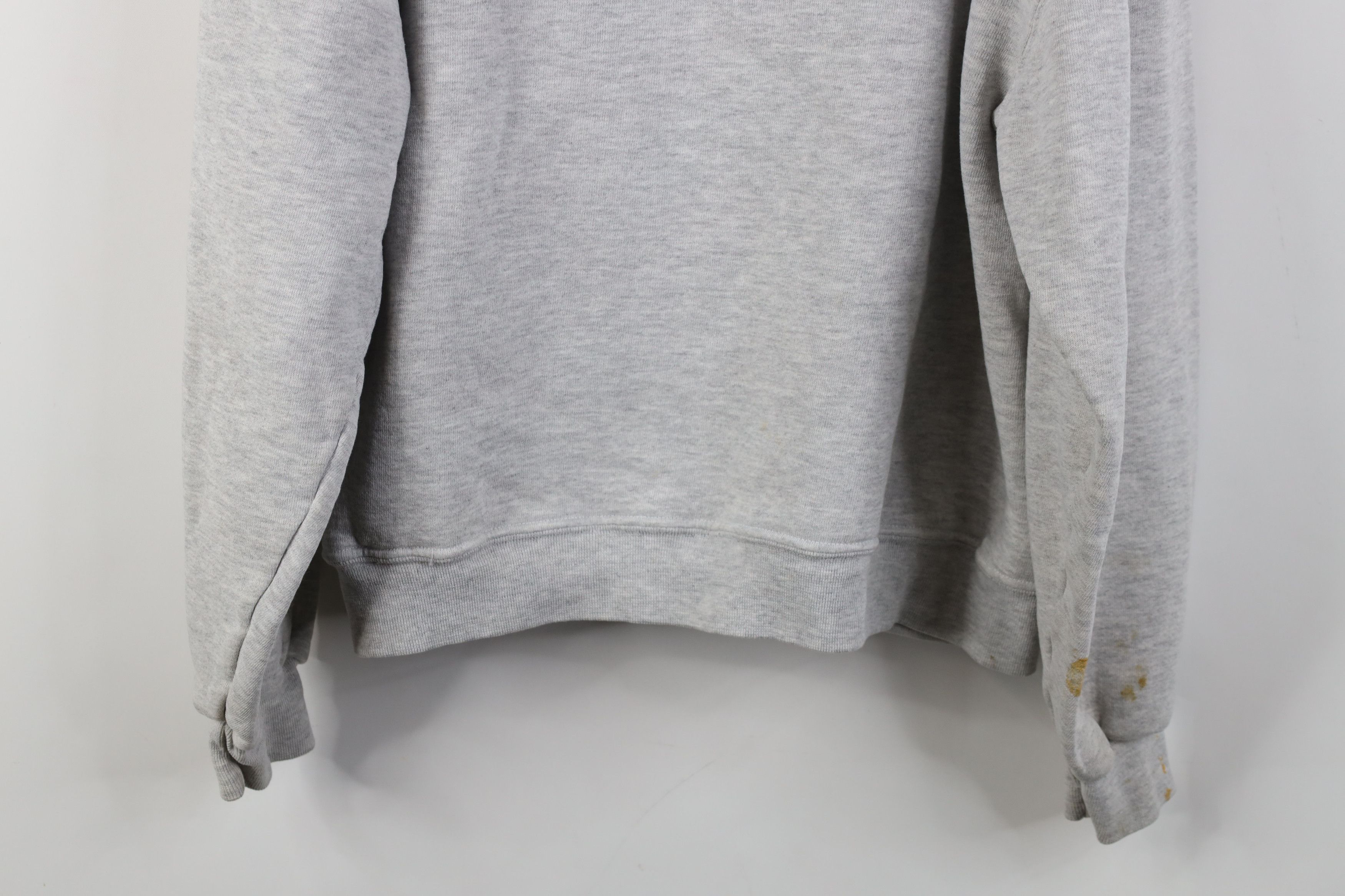Russell Athletic Vintage 90s Russell Athletic Blank Hoodie Sweatshirt Gray Size US M / EU 48-50 / 2 - 15 Thumbnail