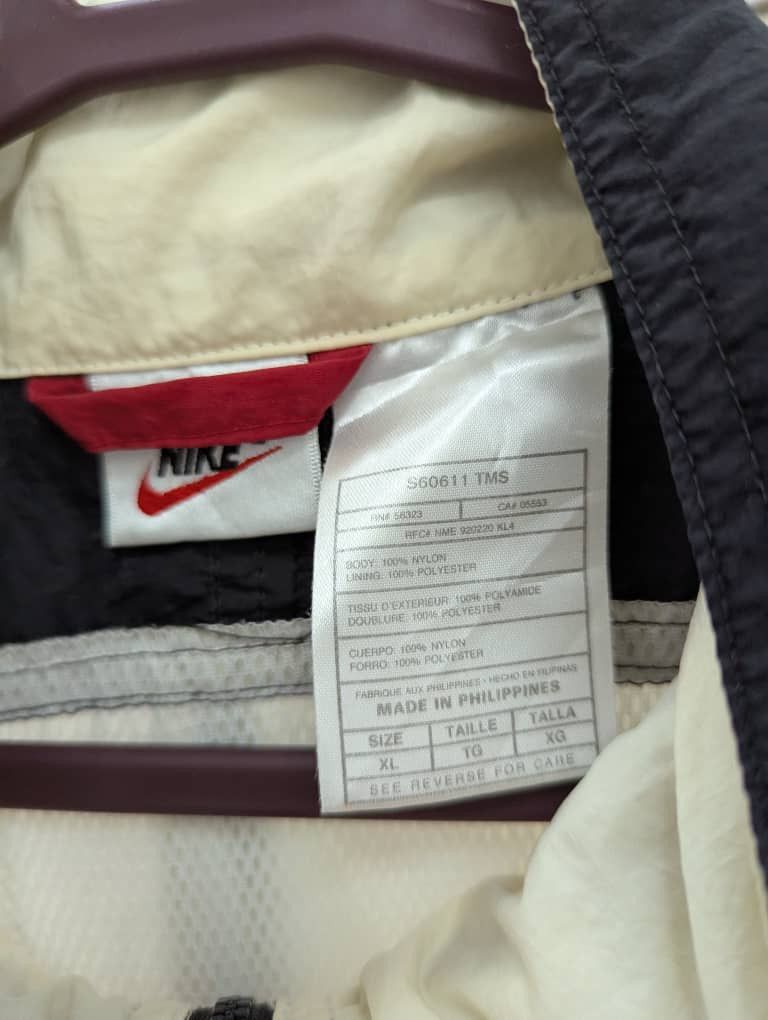 Nike Nike windbreaker vintage Size US XL / EU 56 / 4 - 7 Thumbnail
