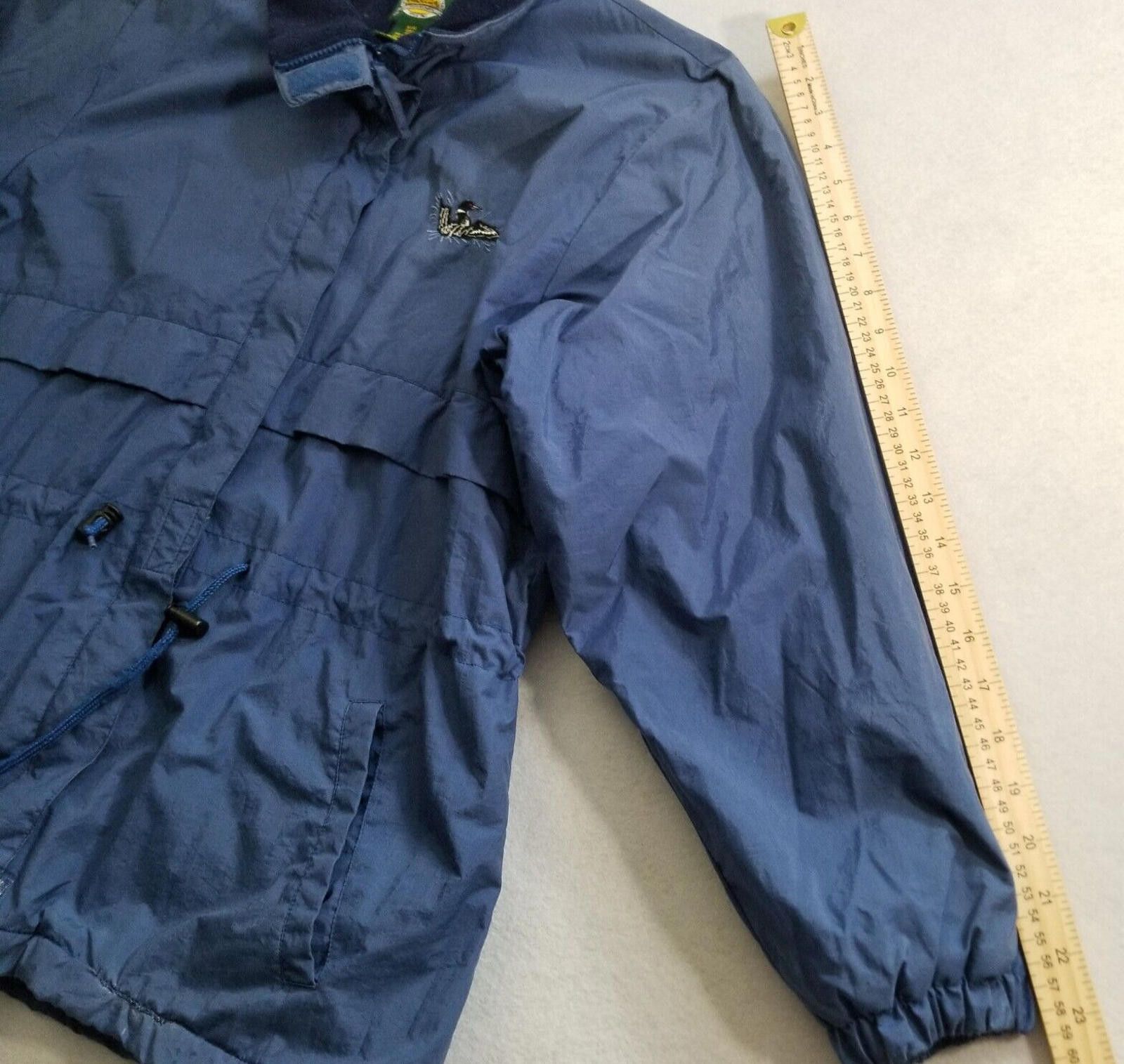 Cabelas Cabela's Women's Large Regular Blue Windbreaker Jacket Size L / US 10 / IT 46 - 9 Thumbnail