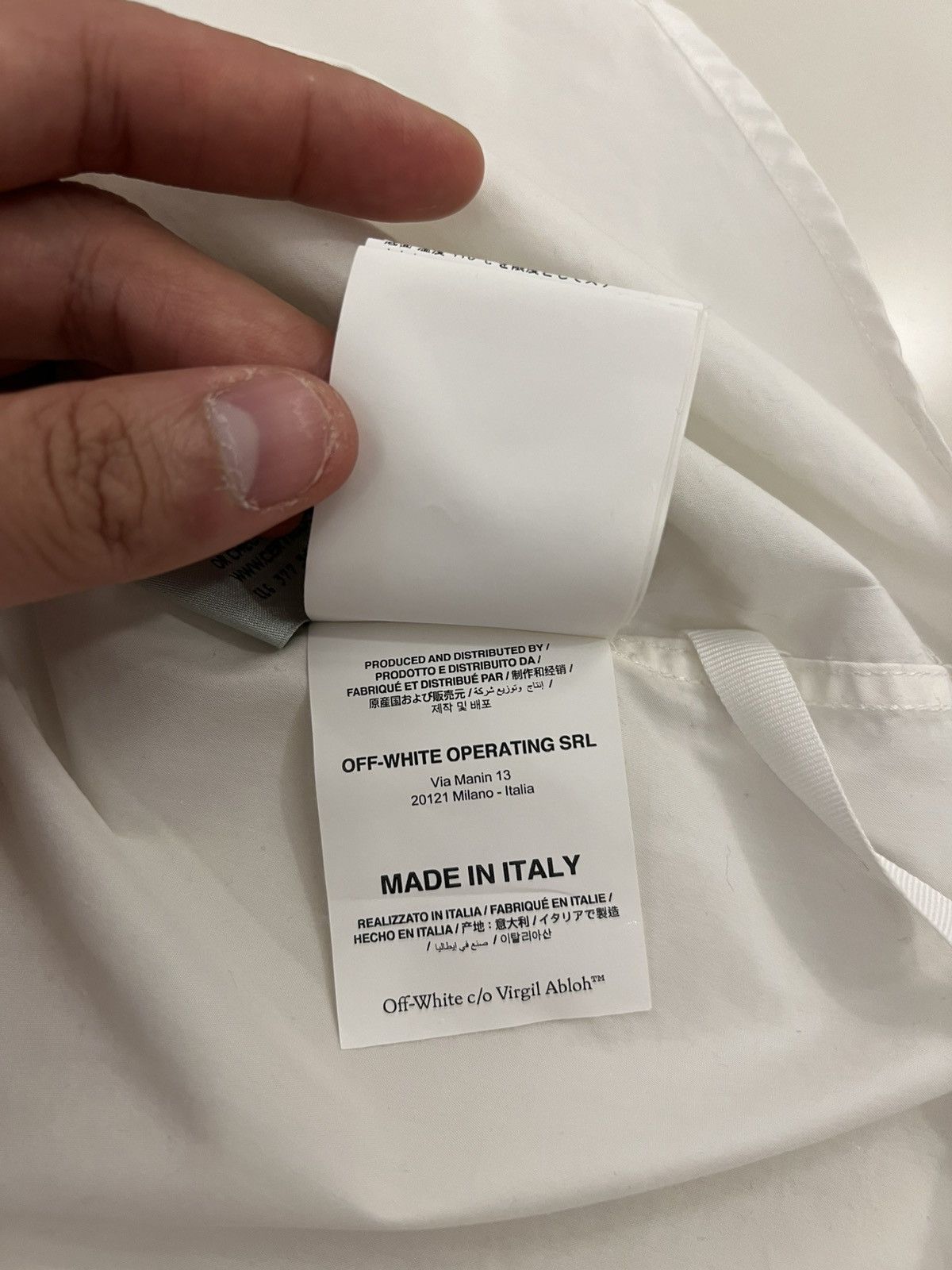 Off-White Off White Pascal Tool Shirt White Size US XL / EU 56 / 4 - 10 Thumbnail