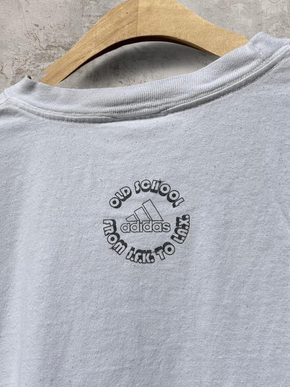 Adidas Y2K Adidas RUN DMC Logo Graphic Tee “Old School” Men’s Large Size US L / EU 52-54 / 3 - 4 Thumbnail