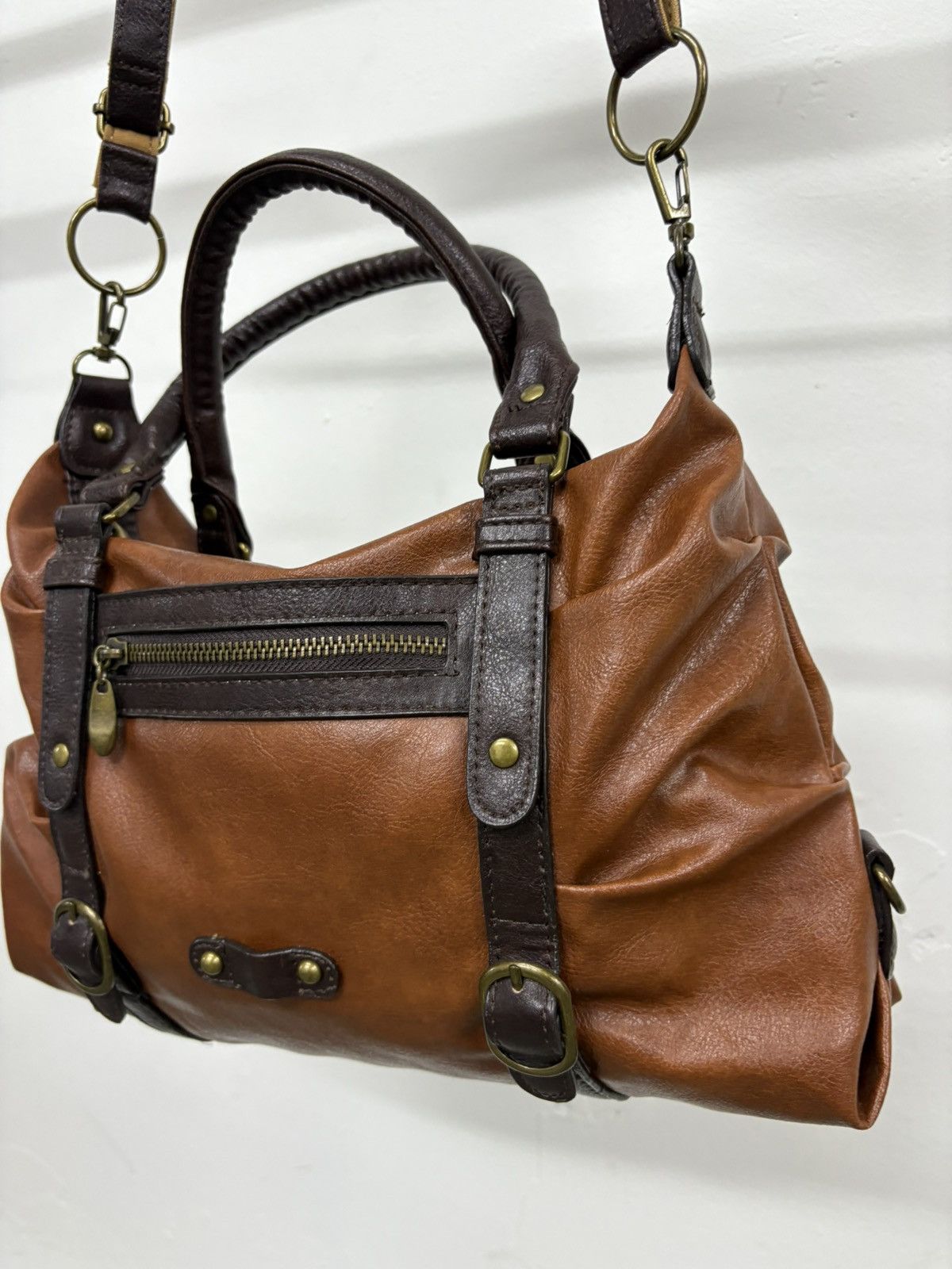 KMRii Balenciaga style bag guidi leather handbag kmrii japanese Size ONE SIZE - 8 Thumbnail