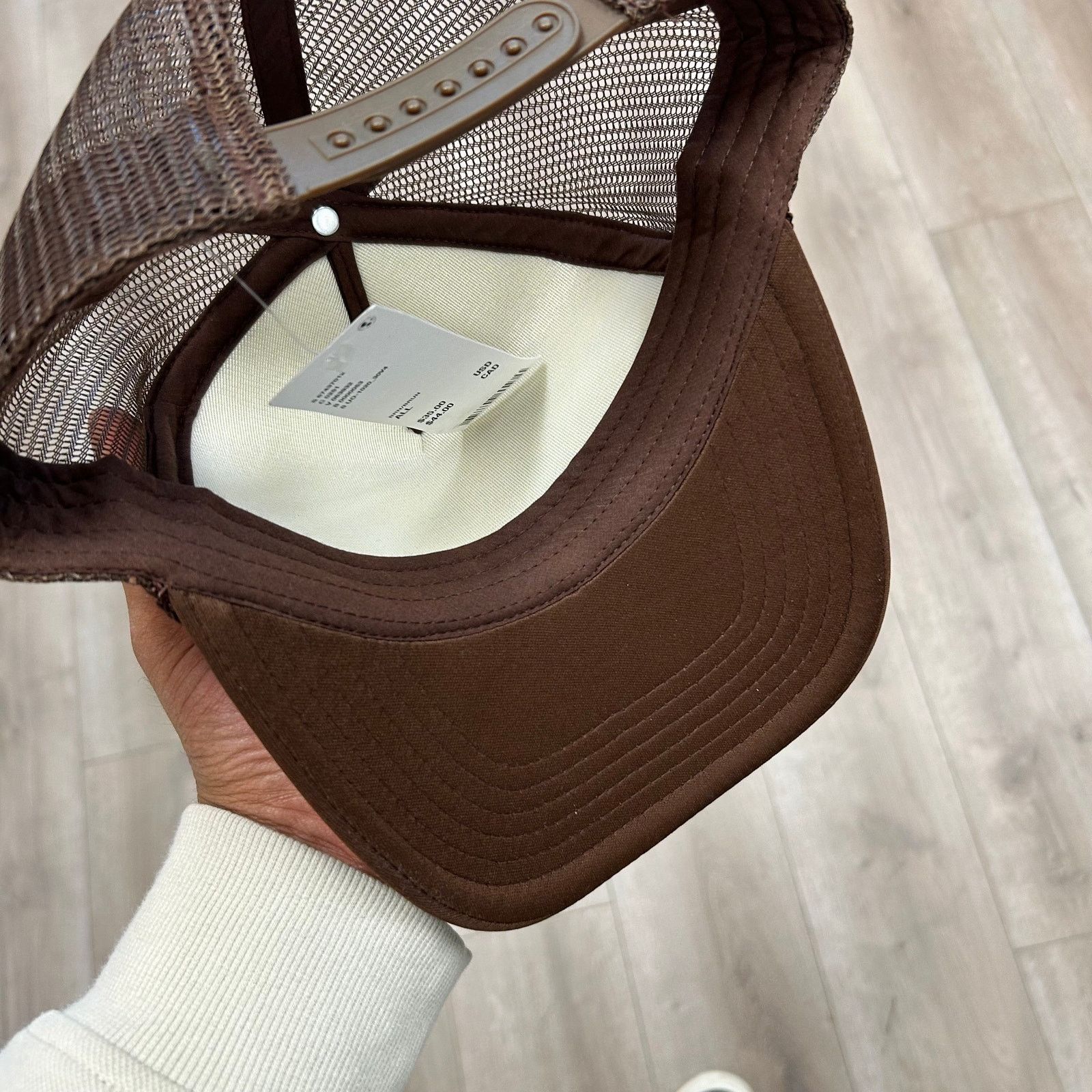 Urban Outfitters New Urban Outfitters Positive Vibes Trucker Hat Cap Brown Size ONE SIZE - 7 Thumbnail