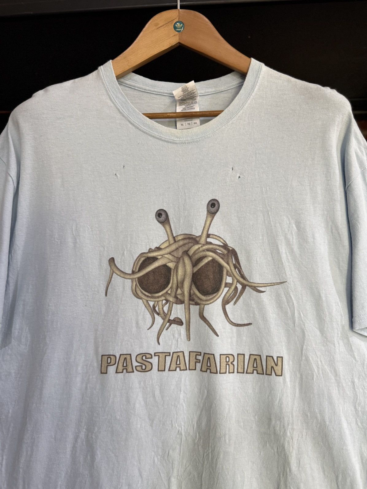 Band Tees × Vintage Vintage Pastafarian Promo Faded Tee Size US XL / EU 56 / 4 - 2 Thumbnail
