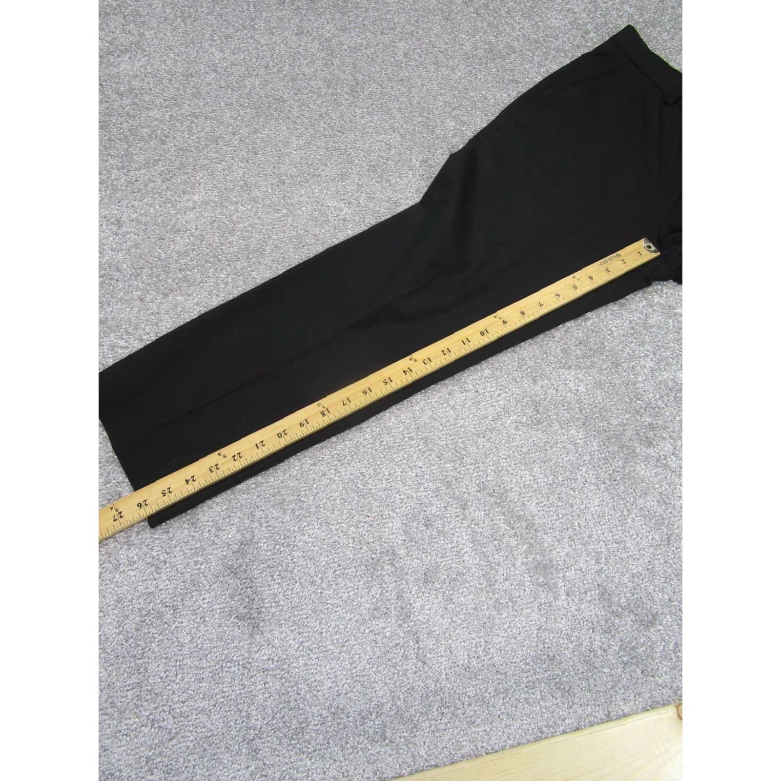 Theory Theory Pants Mens 30 Mayer New Tailor 2 Black Virgin Wool Slacks 26" Zip Flat Front Dress Pants Solid Size US 30 / EU 46 - 4 Thumbnail