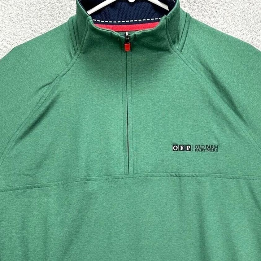 Vineyard Vines Vineyard Vines Pullover Sweatshirt Mens Large Performance Green Stretch Athletic Shirt Size US L / EU 52-54 / 3 - 6 Thumbnail