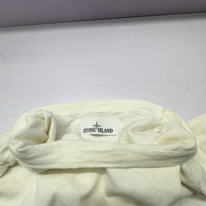 Stone Island Stone Island White Logo Long Sleeve Sweater -2506 Size US L / EU 52-54 / 3 - 3 Thumbnail