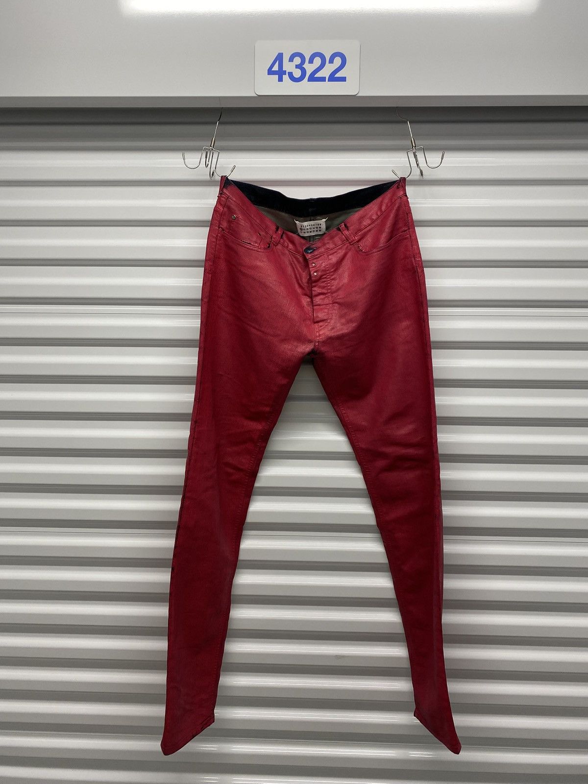 Maison Margiela Maison Martin Margiela Pink Painted Straight-Leg Jeans Size US 34 / EU 50 - 3 Thumbnail