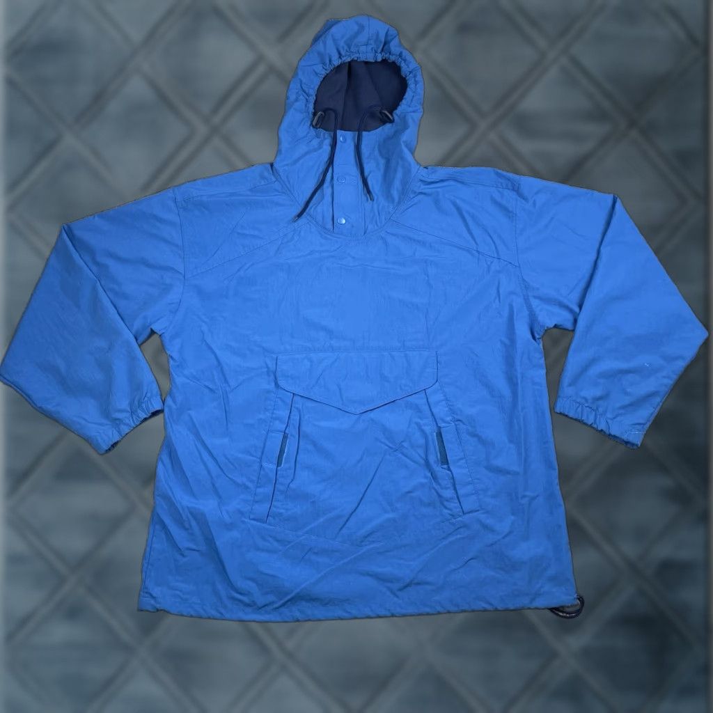 Gap VINTAGE Gap Windbreaker Jacket Mens Blue Hooded Pockets Y2K Large L Nylon Jacket Winter Outdoor Retro 90s Mens Size US L / EU 52-54 / 3 - 1 Thumbnail