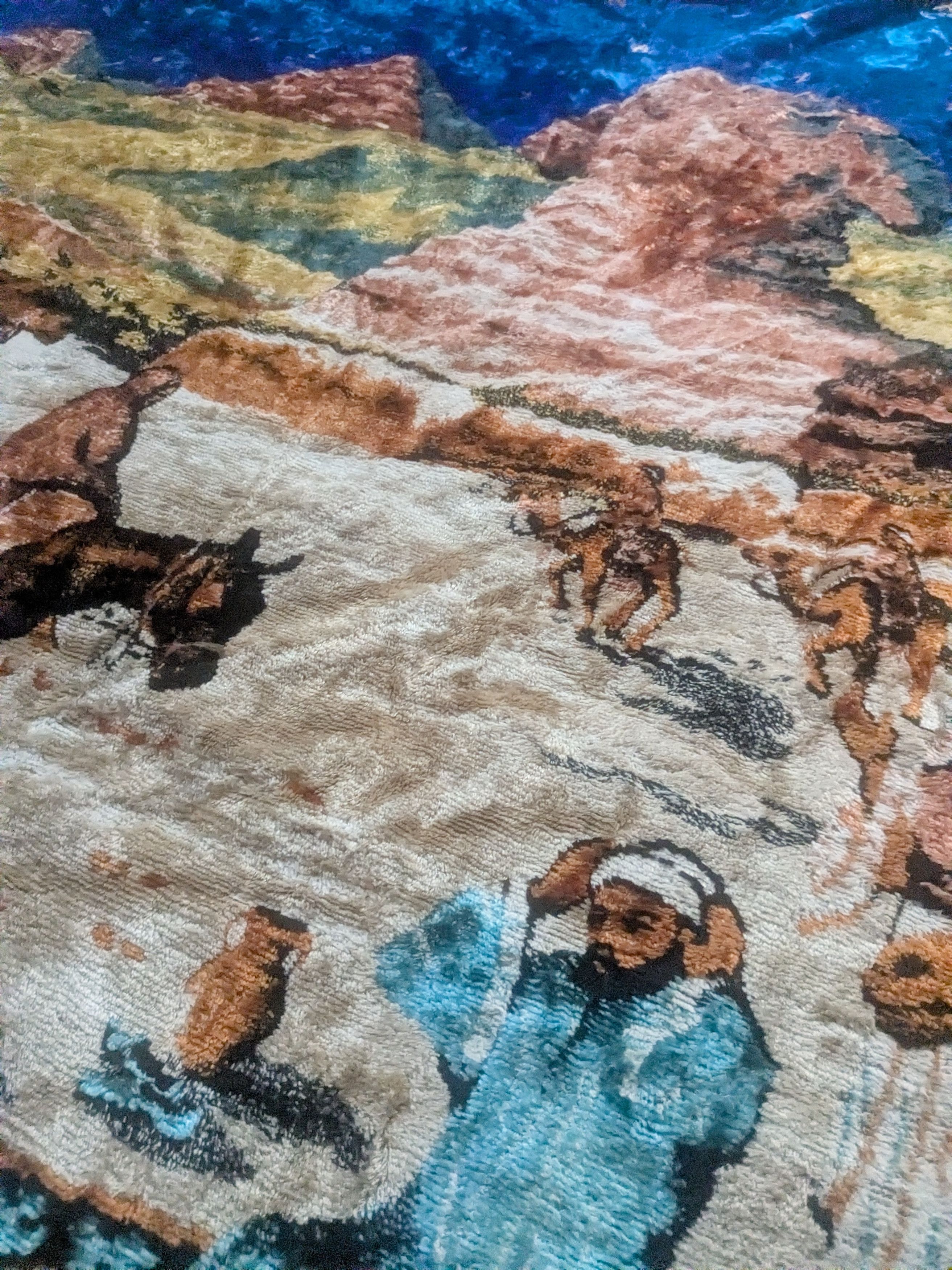 Vintage vintage wall carpet decor pyramid Egypt sphinx 70'$ Size ONE SIZE - 10 Thumbnail