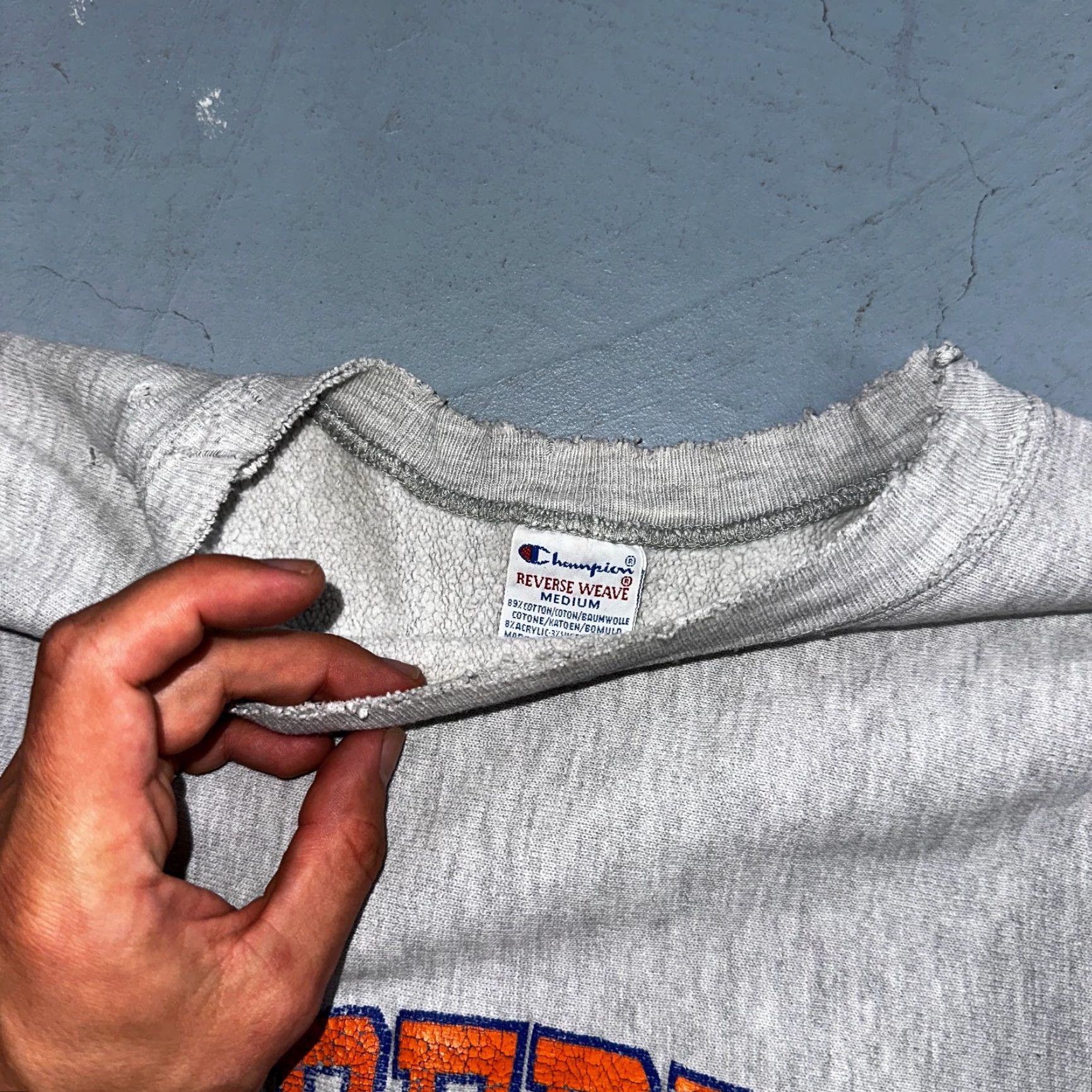Champion VINTAGE Champion Reverse Weave Sweatshirt Men Medium Gray 80s 90s California USA Outdoor Sports Athletic Size US M / EU 48-50 / 2 - 7 Thumbnail