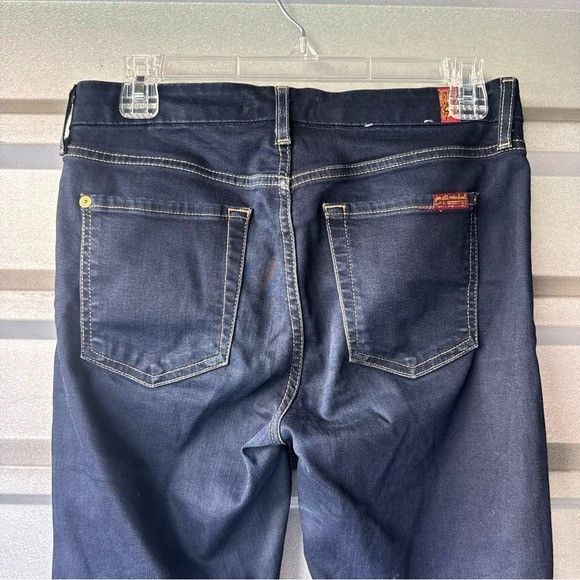 7 For All Mankind 7 For All Mankind Deep Indigo the Skinny b(air) denim Sz 28 Size 28" / US 6 / IT 42 - 1 Thumbnail