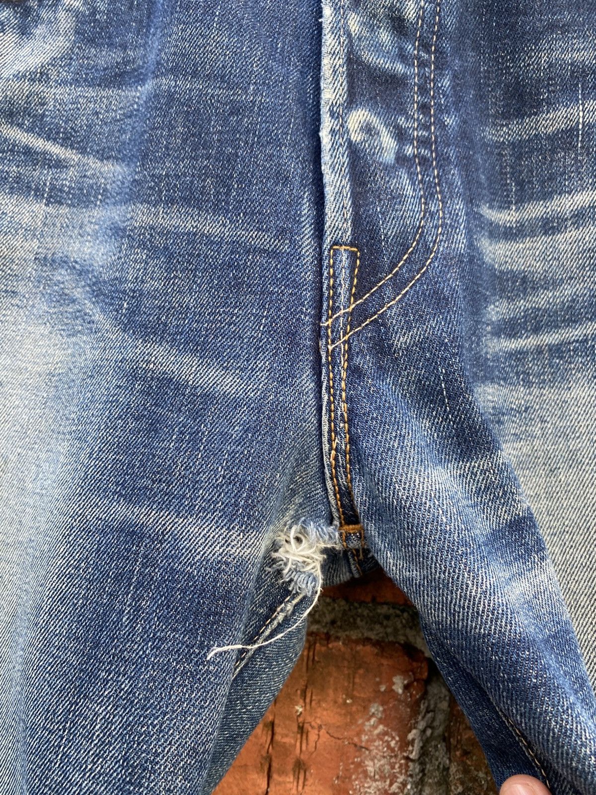 Levi's Vintage Clothing W32x31 Vintage levi's 501 redline big E distressed Size US 32 / EU 48 - 6 Thumbnail