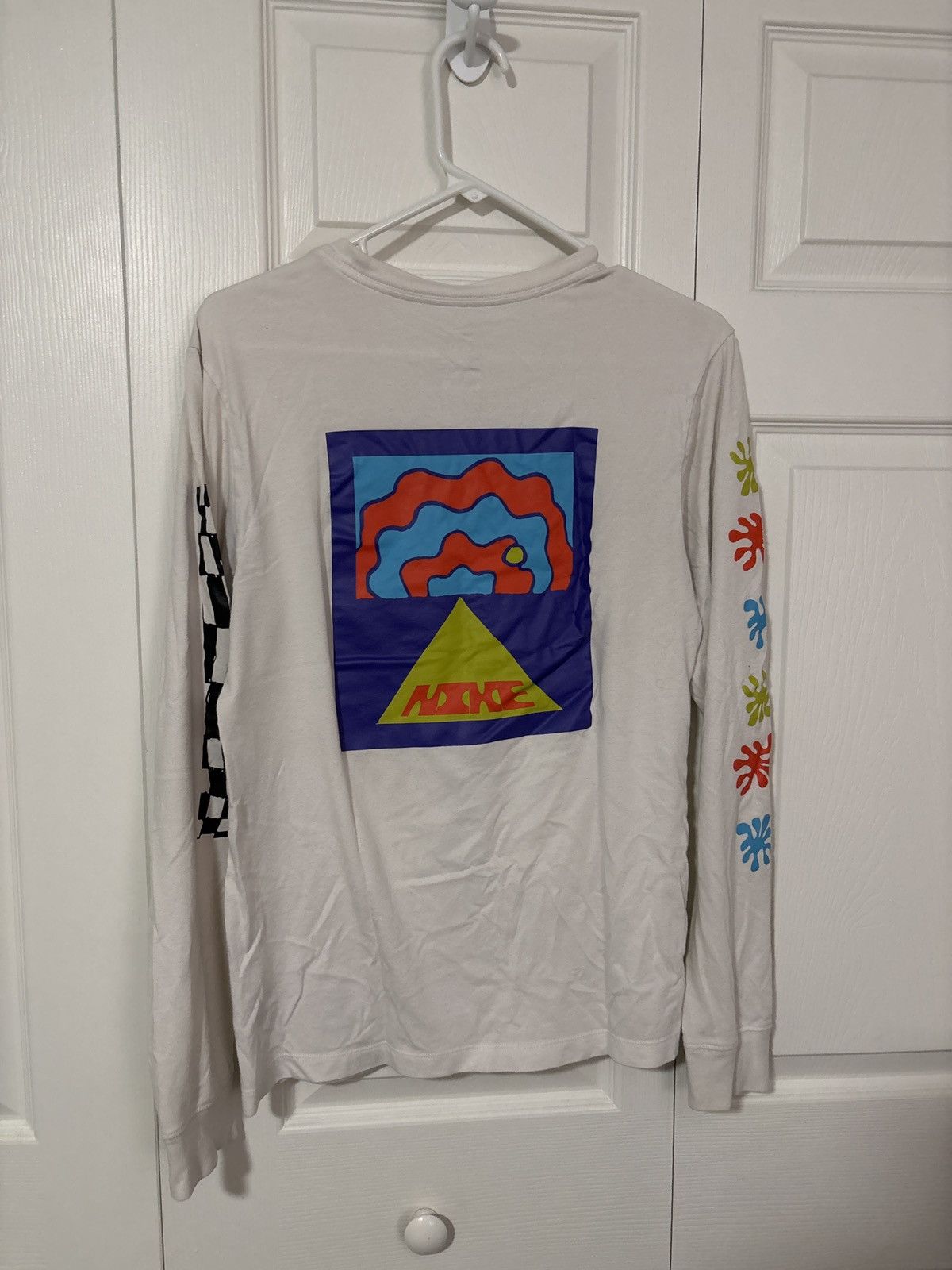 Nike × Vintage Nike long sleeve T shirt White - Small Size US S / EU 44-46 / 1 - 3 Thumbnail