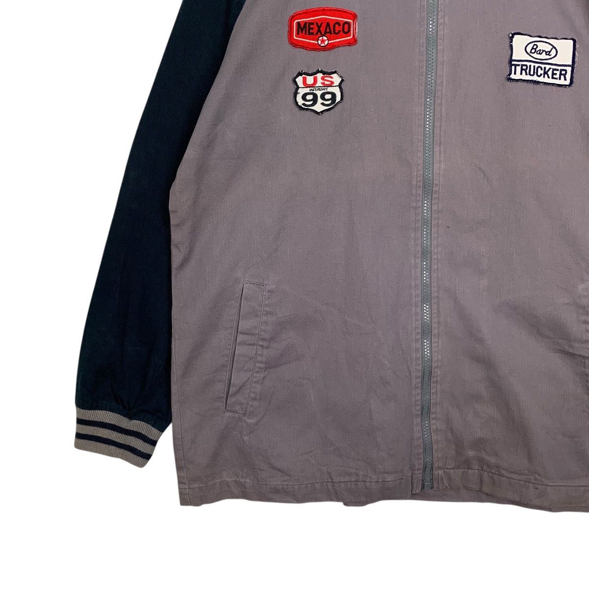 Japanese Brand Bard Trucker US Route 99 Hooded Zipper Jacket Size US L / EU 52-54 / 3 - 3 Thumbnail
