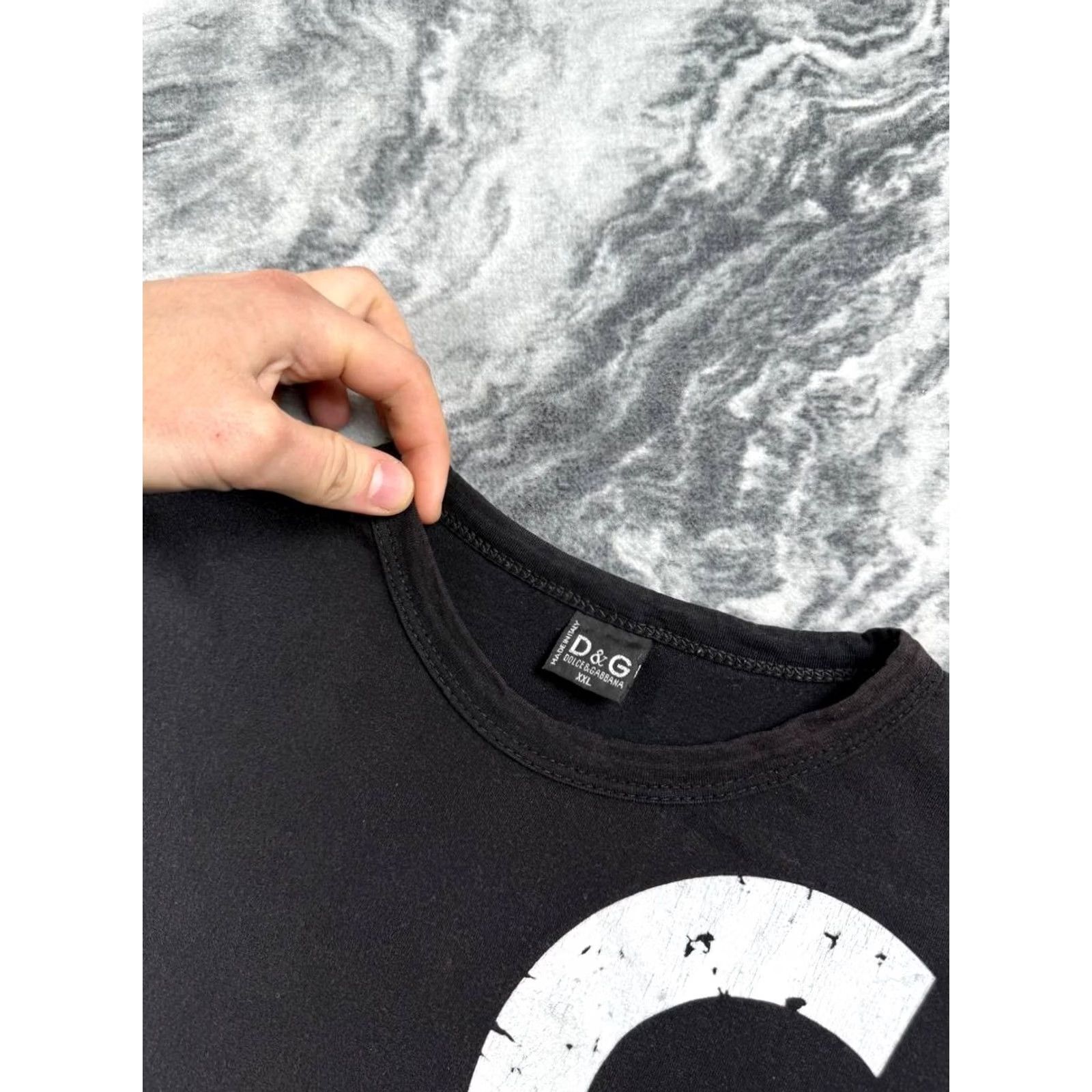 Dolce & Gabbana VINTAGE Dolce&Gabbana Big Logo 90s Men 2XL Black T-Shirt Logo 90s Mens Size US XXL / EU 58 / 5 - 3 Thumbnail