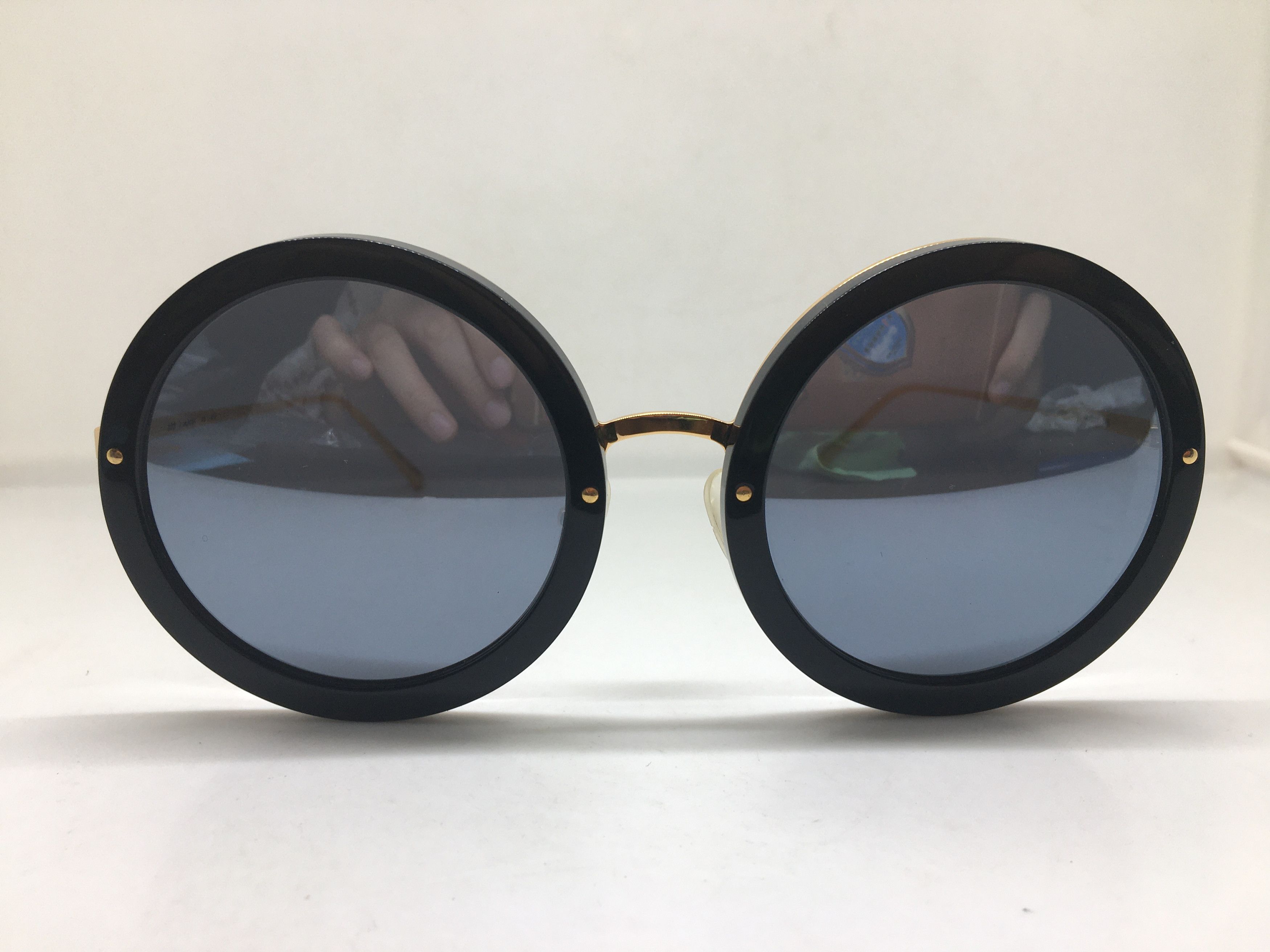 Other Oversize Black Round Sunglasses Frame Ivy League Size ONE SIZE - 1 Thumbnail