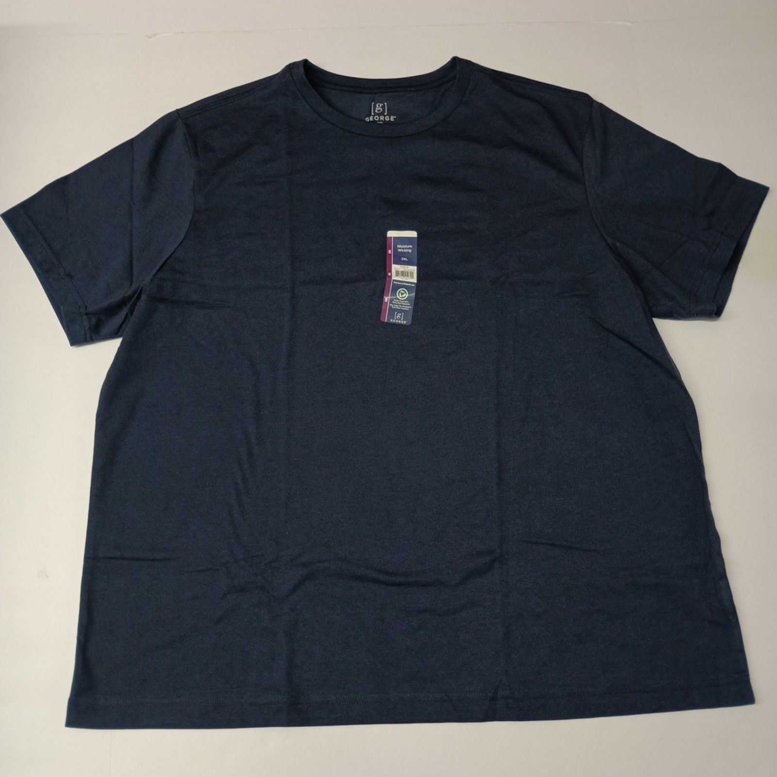 George George Men's T-Shirt Short Sleeve Size 2XL Moisture Wicking Size US XXL / EU 58 / 5 - 1 Thumbnail
