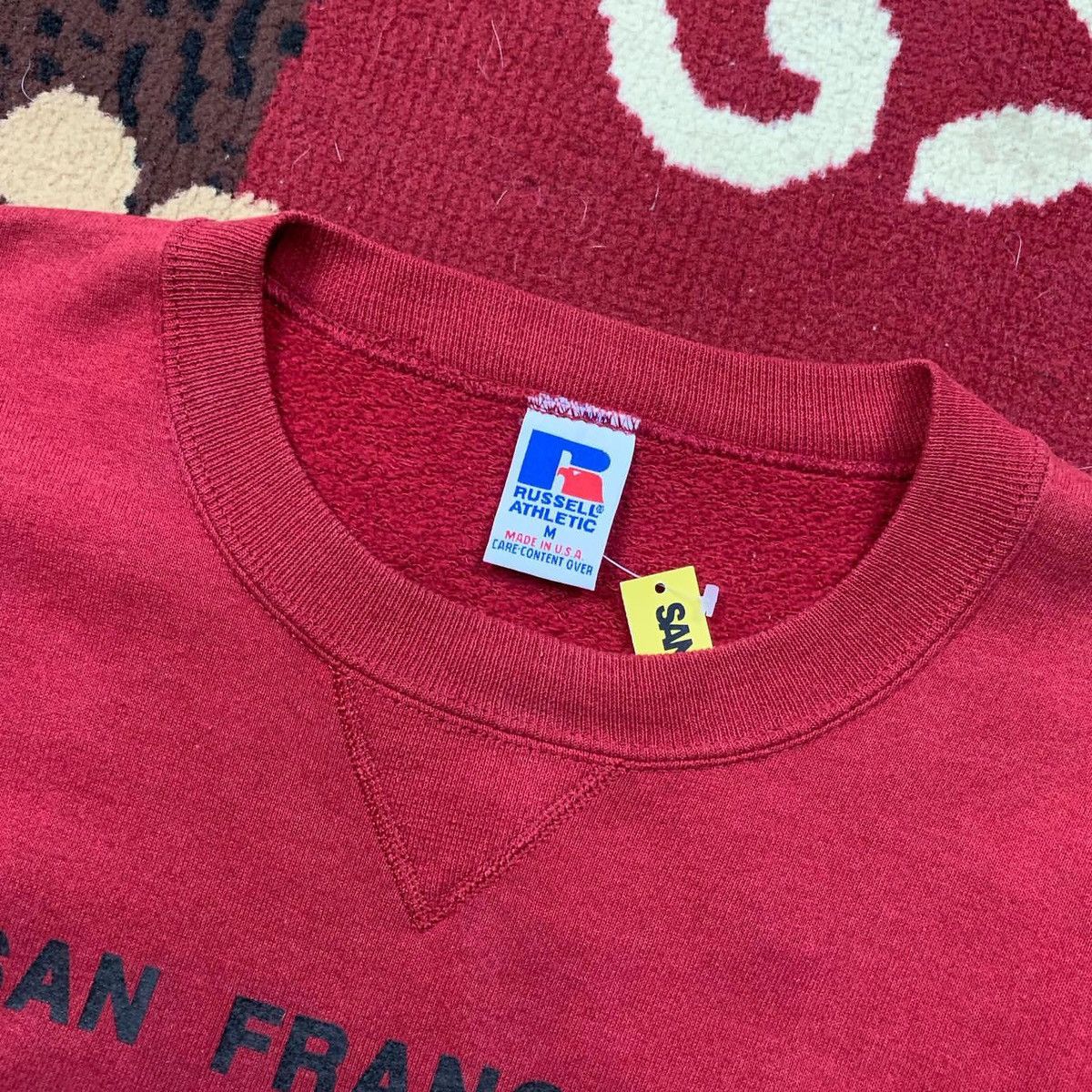 MLB × Russell Athletic × Vintage VINTAGE 90's RUSSEL 49ERS SAN FRANCISCO MLB SWEATSHIRT Size US L / EU 52-54 / 3 - 4 Thumbnail
