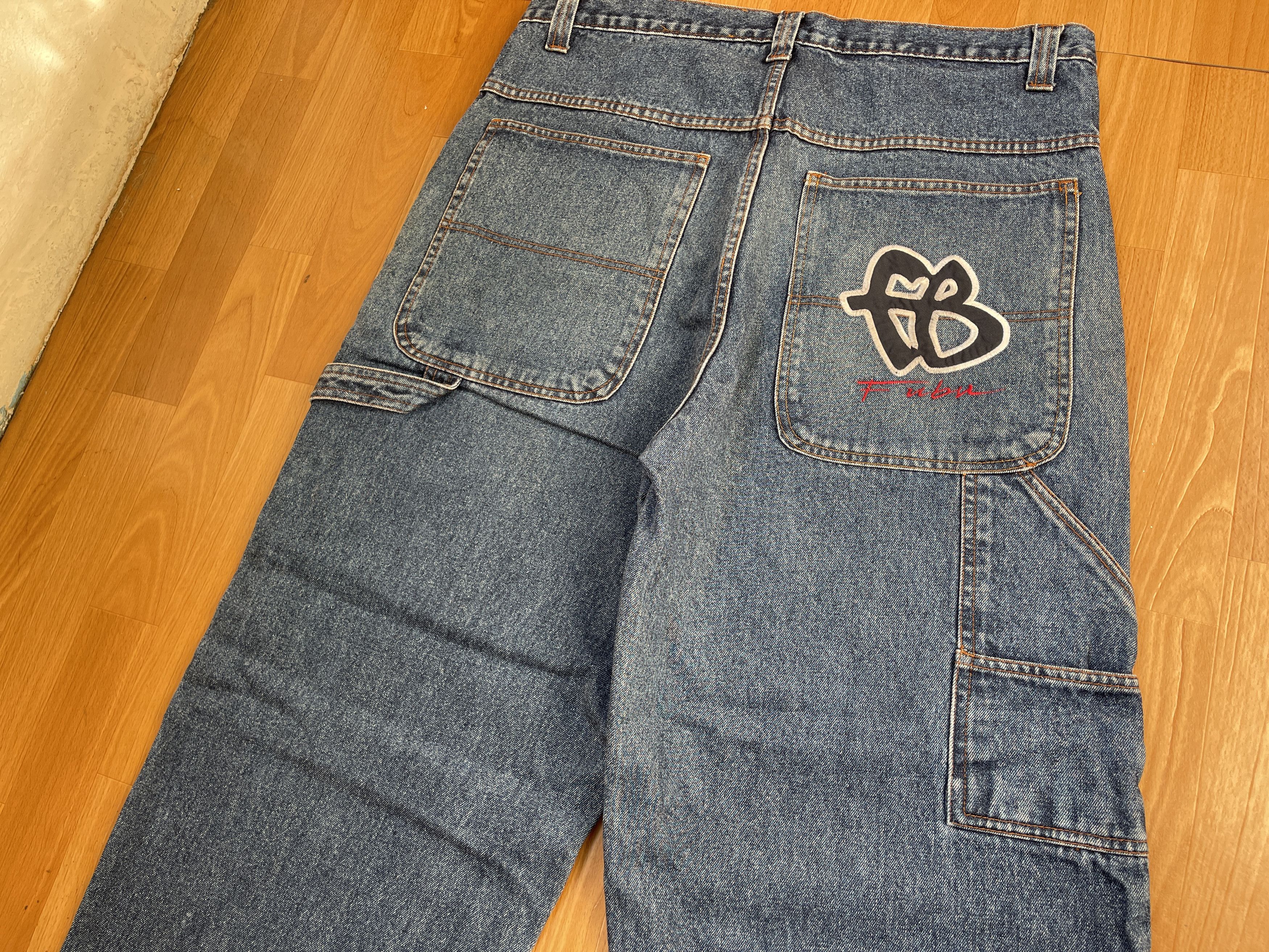 Fubu FUBU jeans, vintage baggy jeans, 90s hip hop skater Y2K 38 Size US 38 / EU 54 - 4 Thumbnail