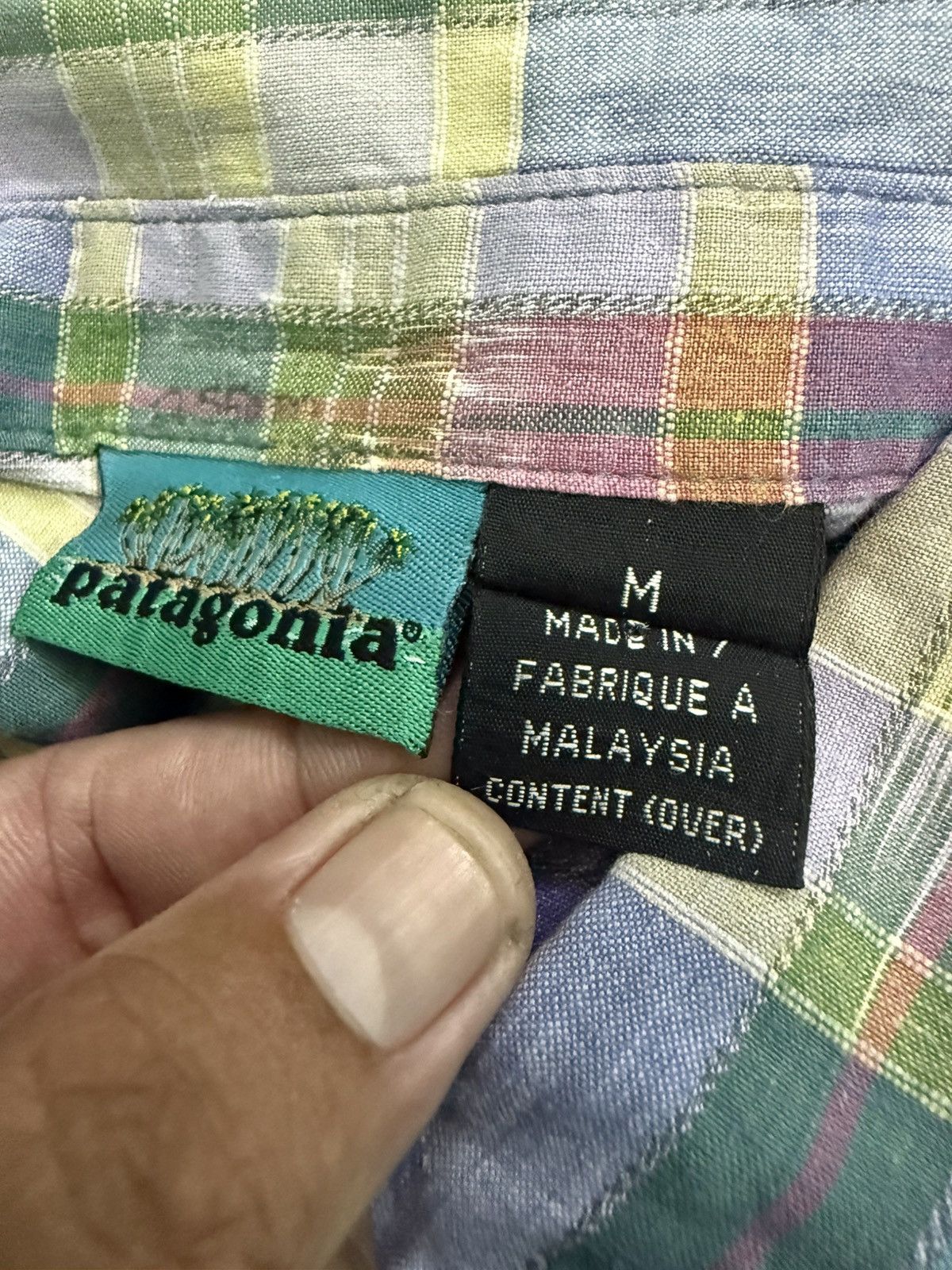 Patagonia RARE VINTAGE PATAGONIA A/C MADRAS SHIRT Size US L / EU 52-54 / 3 - 11 Thumbnail