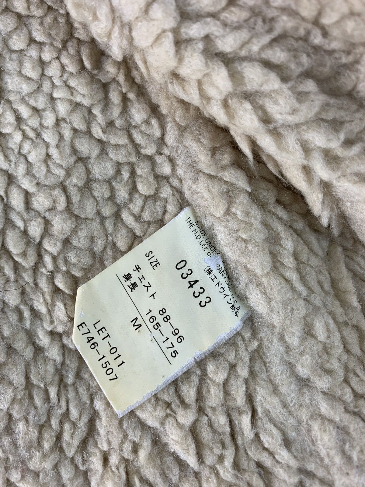 Lee Storm Rider Sanforized Shearling Sherpa Corduroy Jacket Jackets