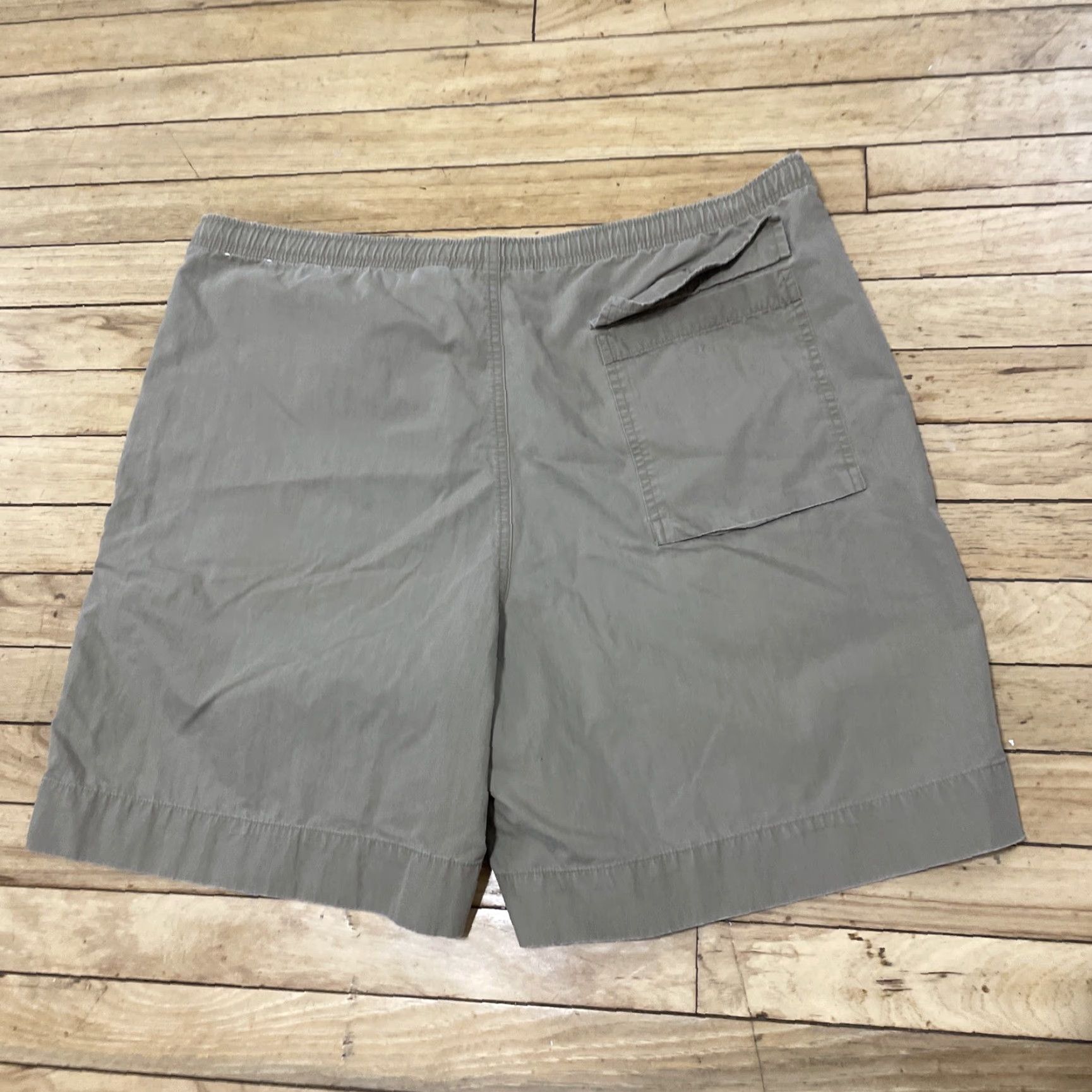 Vintage VINTAGE Fieldmaster Lounge Shorts Men 40x7 L Brown Khaki Lightweight Drawstring Relaxed Regular Size US 40 / EU 56 - 2 Thumbnail